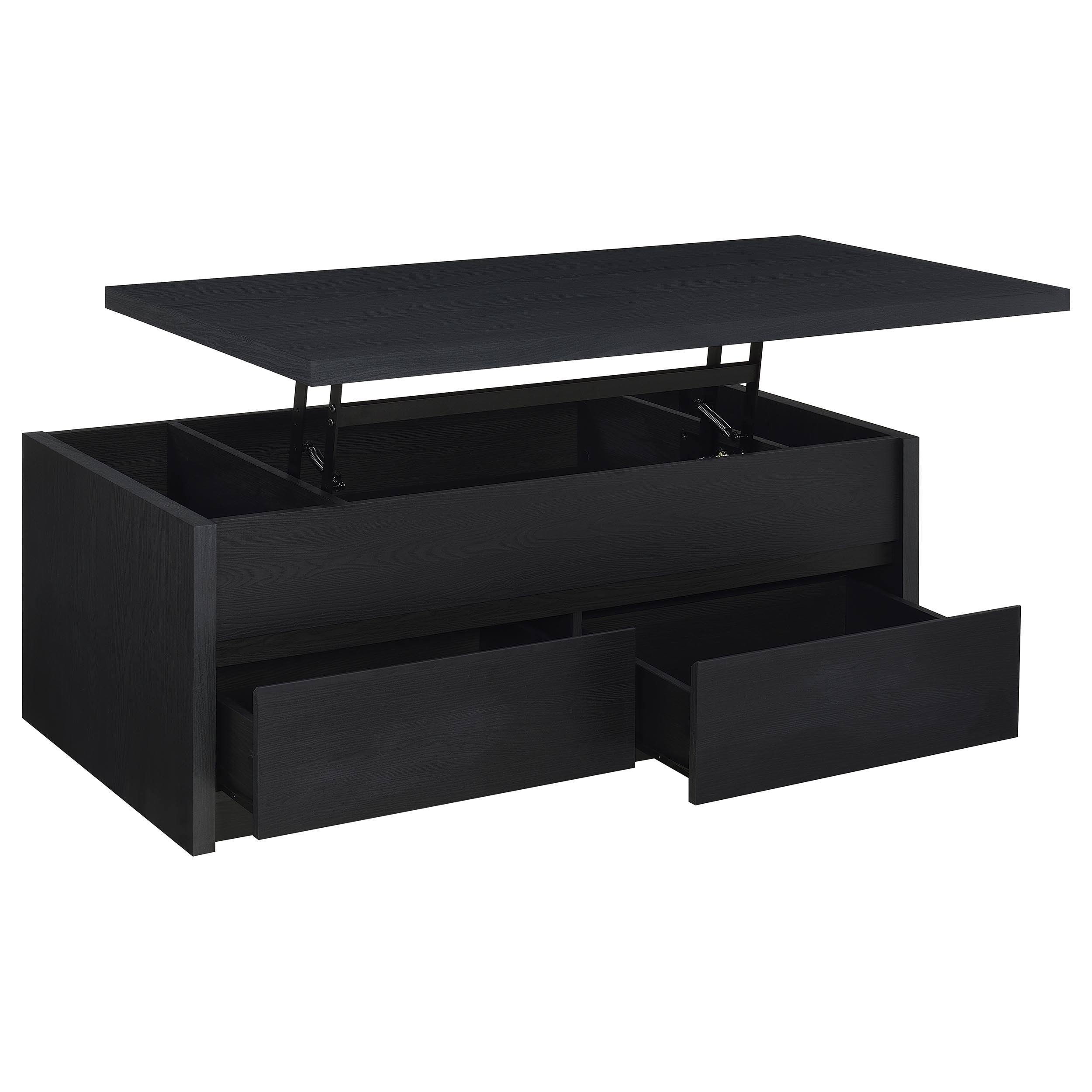Knapp  Lift Top Coffee Table Set Black