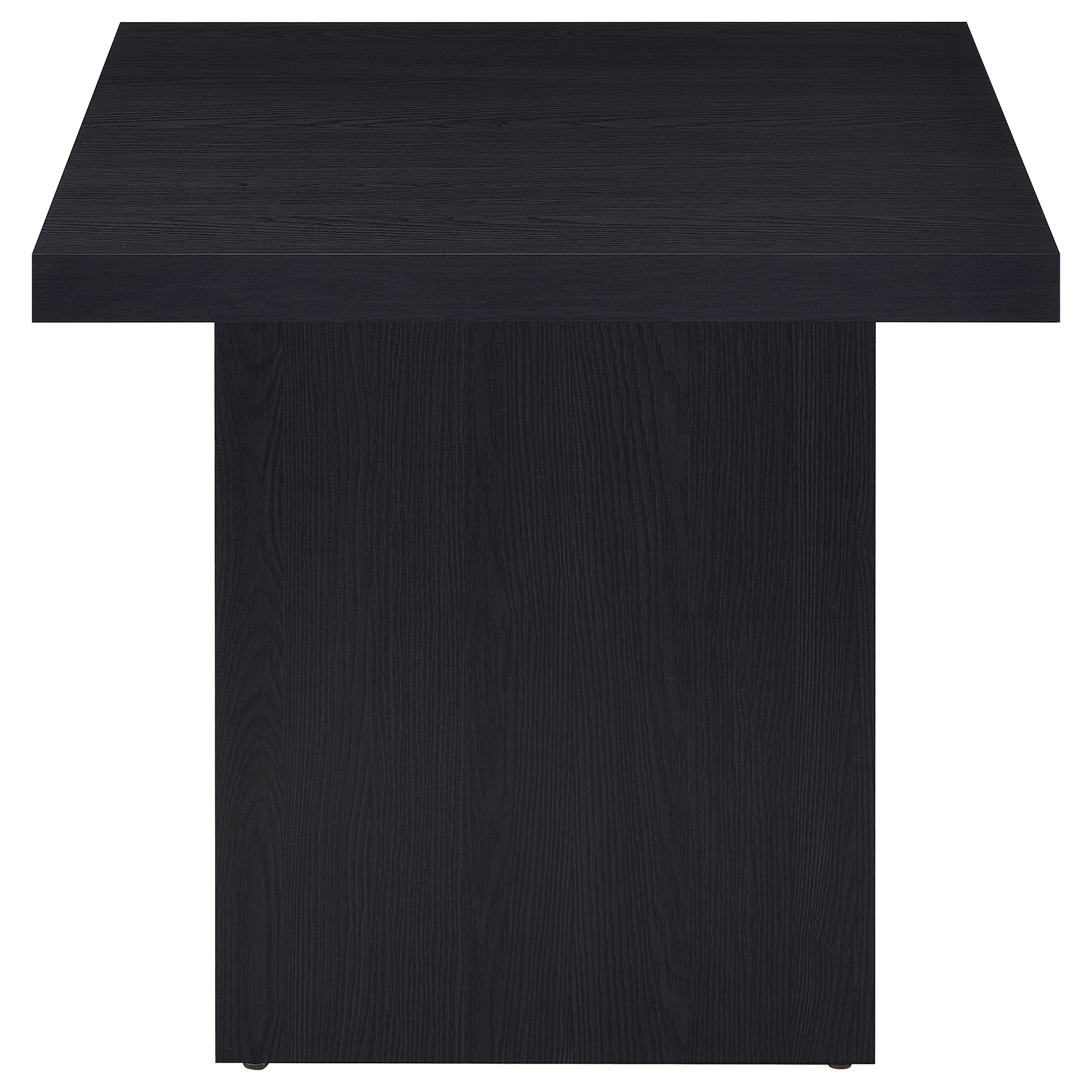 Max  Rectangular Coffee and End Table Set Black