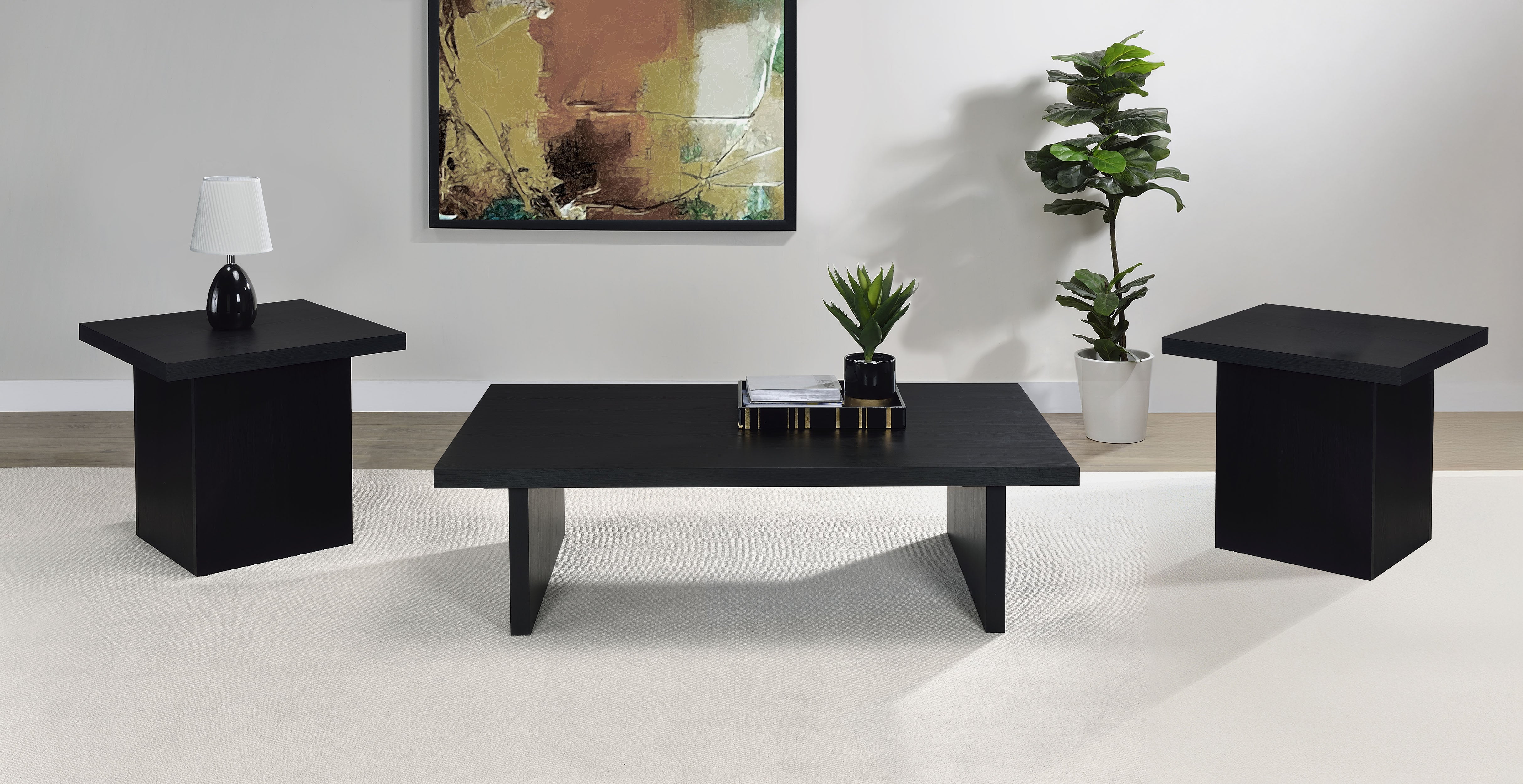 Max Rectangular Coffee and End Table Set