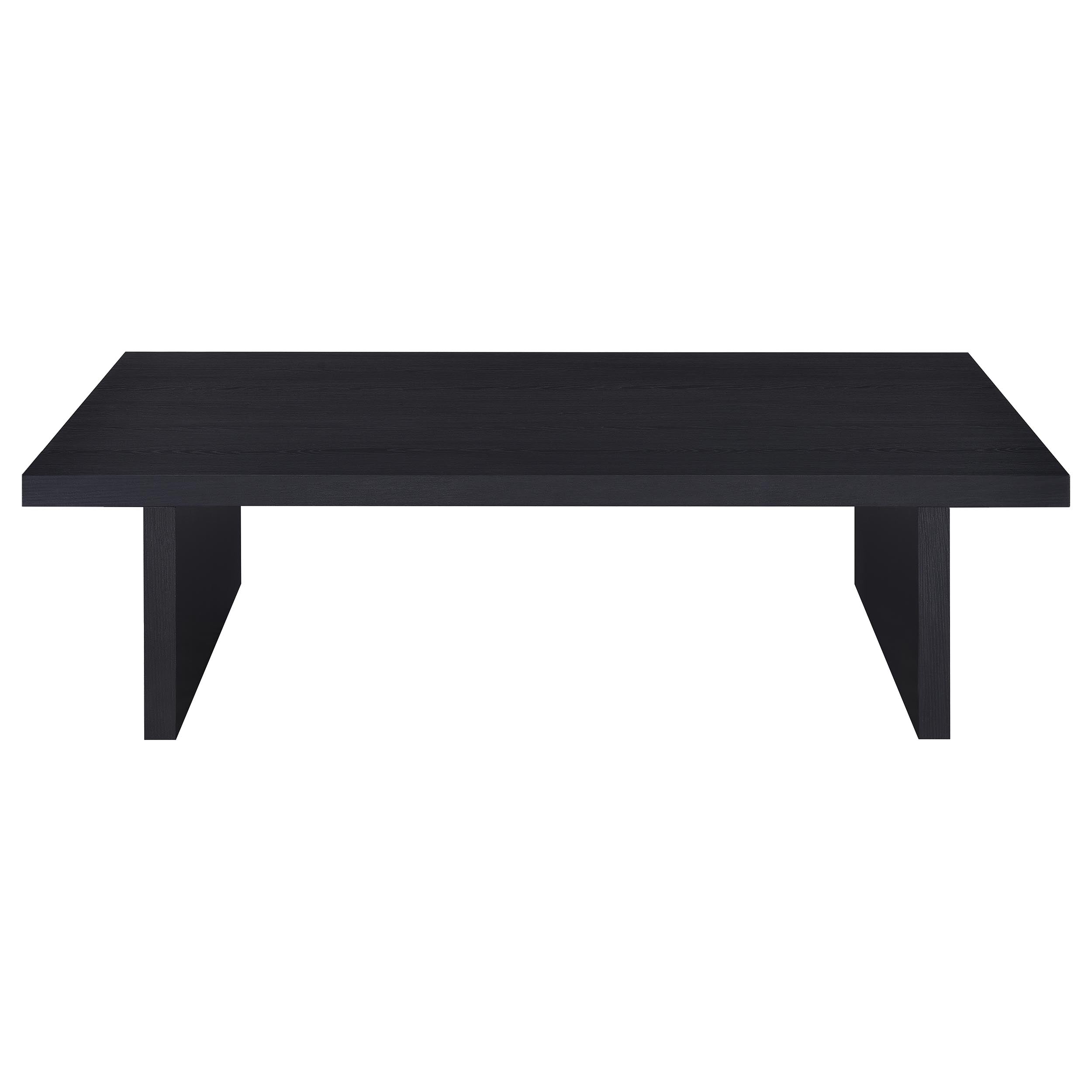 Max  Rectangular Coffee and End Table Set Black