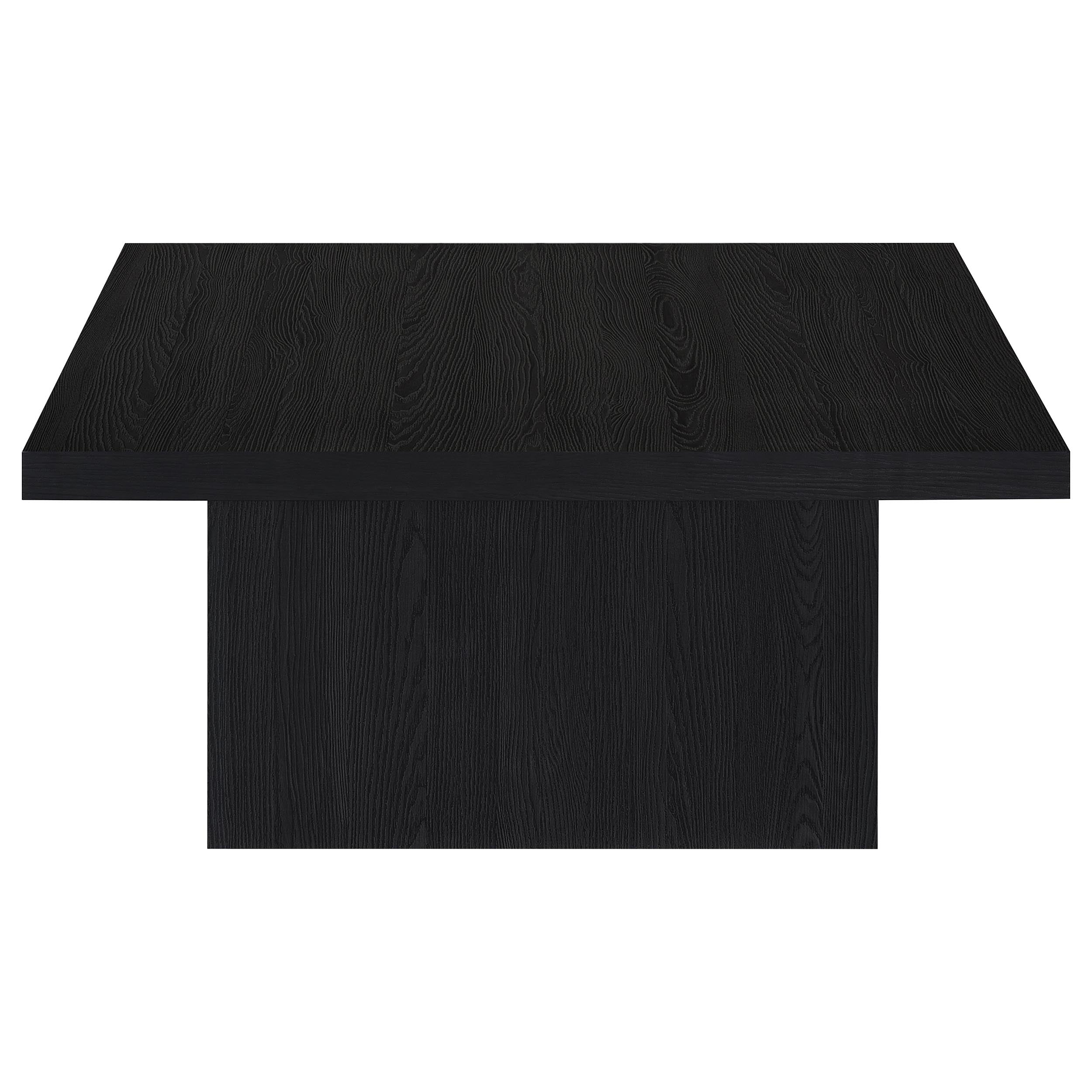 Devar Square Engineered Wood Cocktail Coffee Table Black