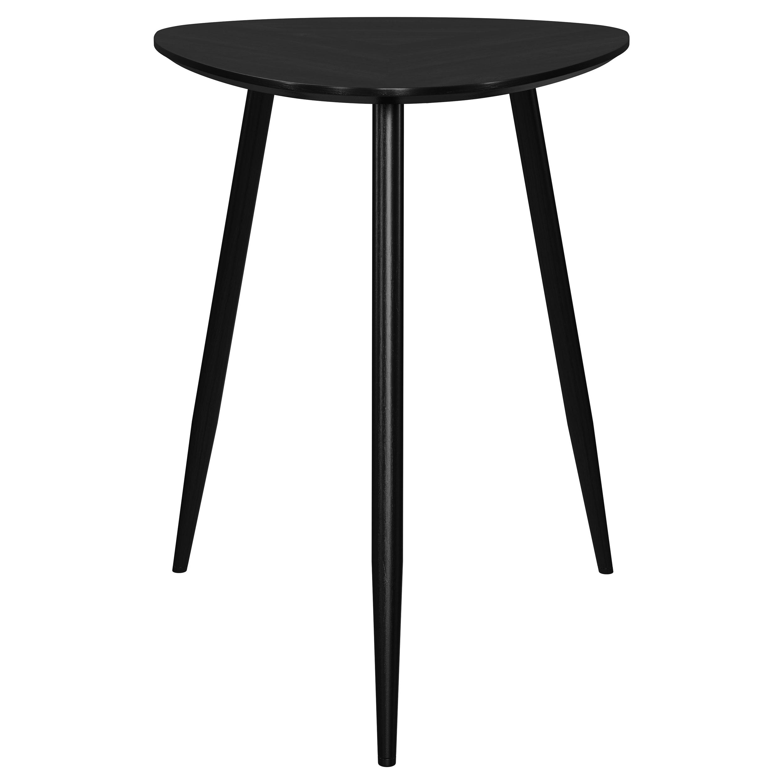 Odessa  Triangular Coffee and End Table Set Black