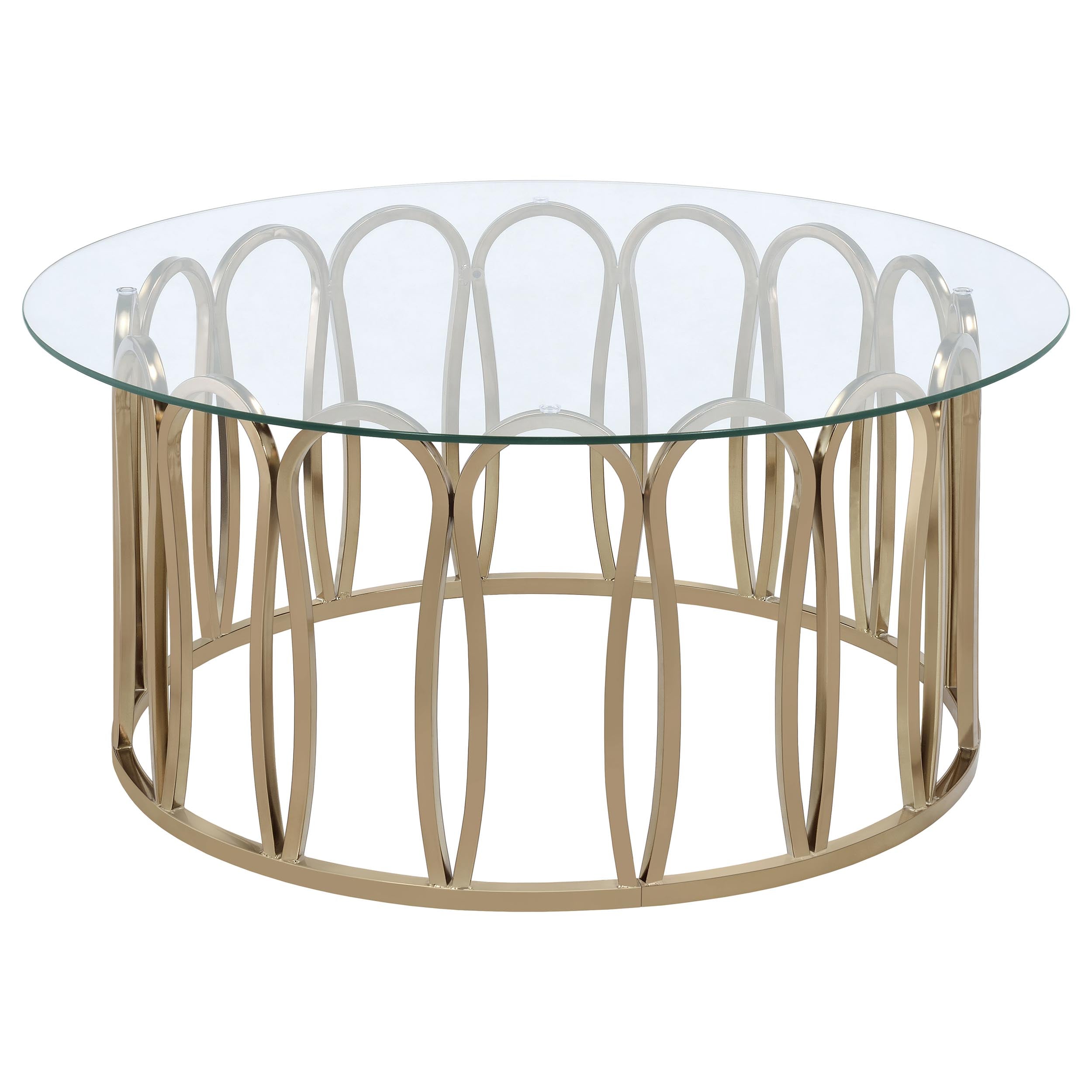 Merced 2-piece Rectangular Coffee and End Table Set Nickel