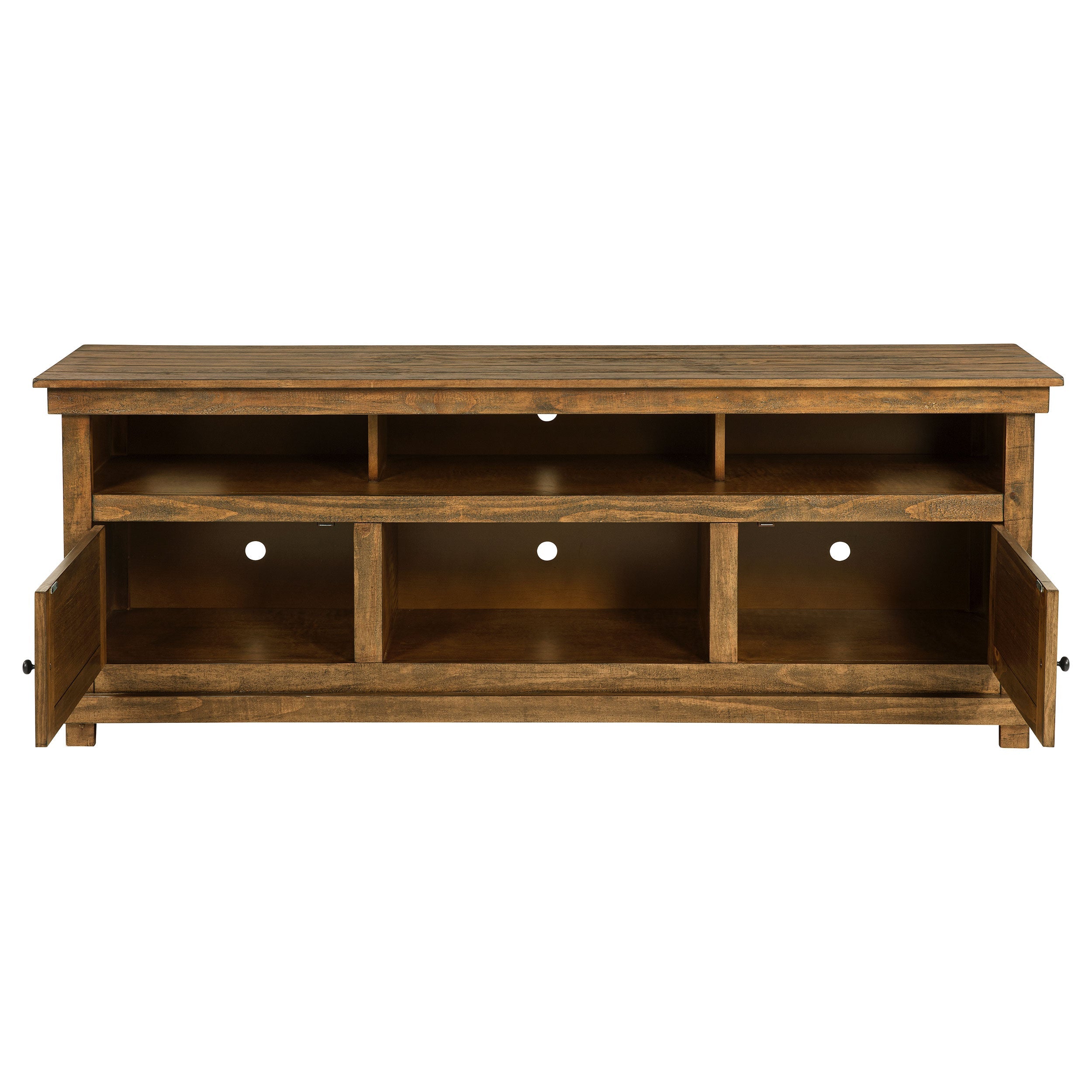 Payne 60-inch TV Stand Media Console Distressed Brown