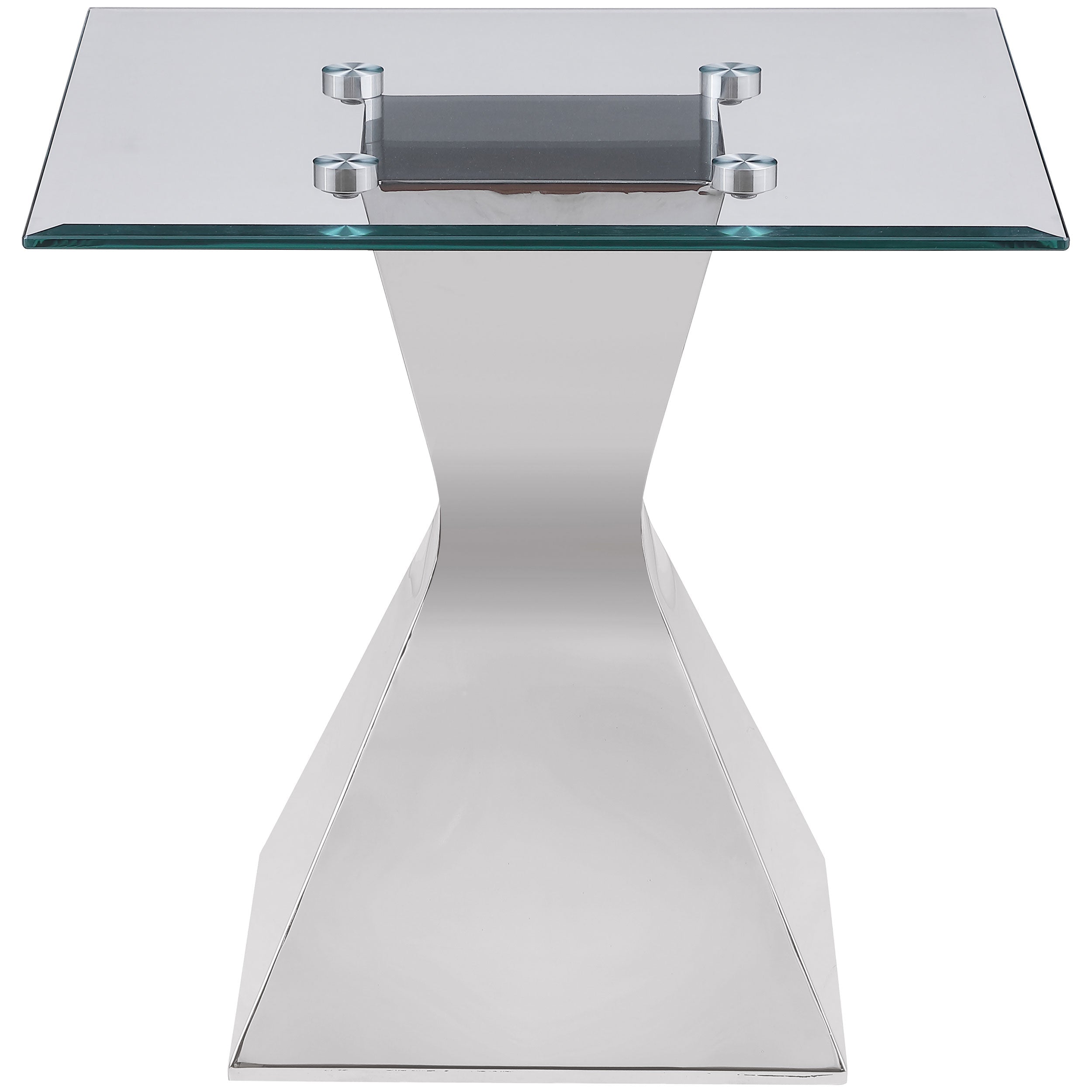 Jenny  Rectangular Coffee and End Table Set Chrome