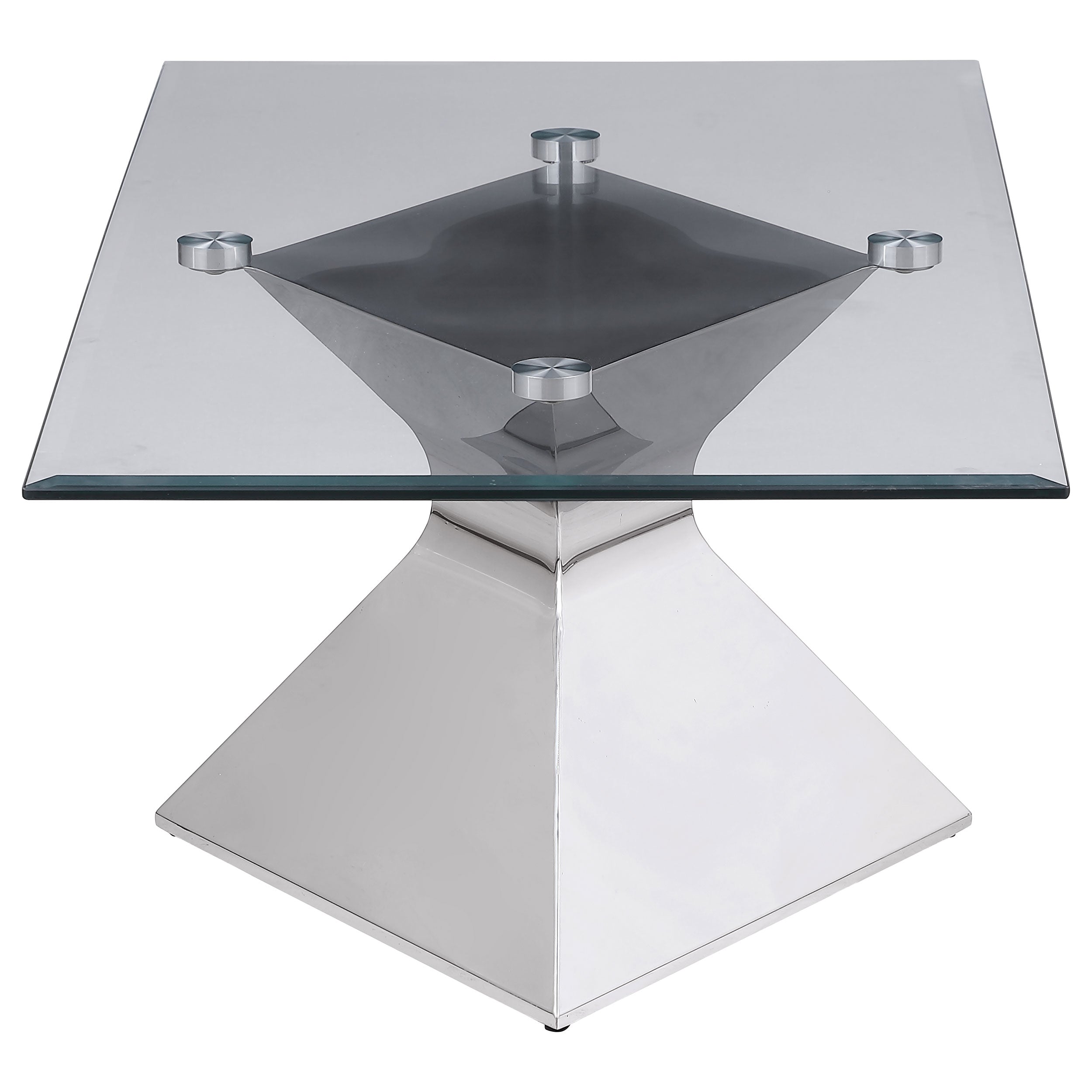 Jenny  Rectangular Coffee and End Table Set Chrome