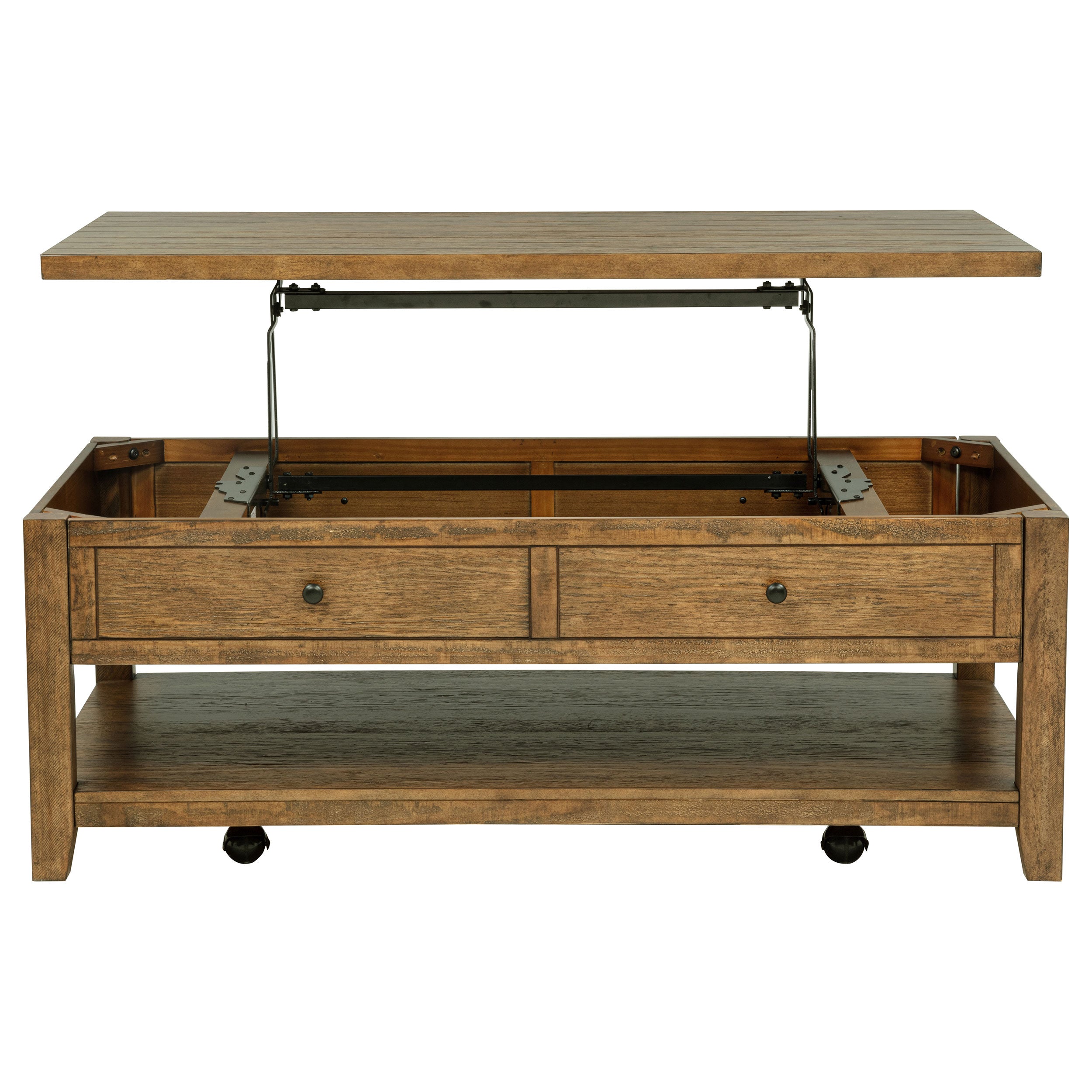 Payne 48-inch Mobile Lift Top Coffee Table Distressed