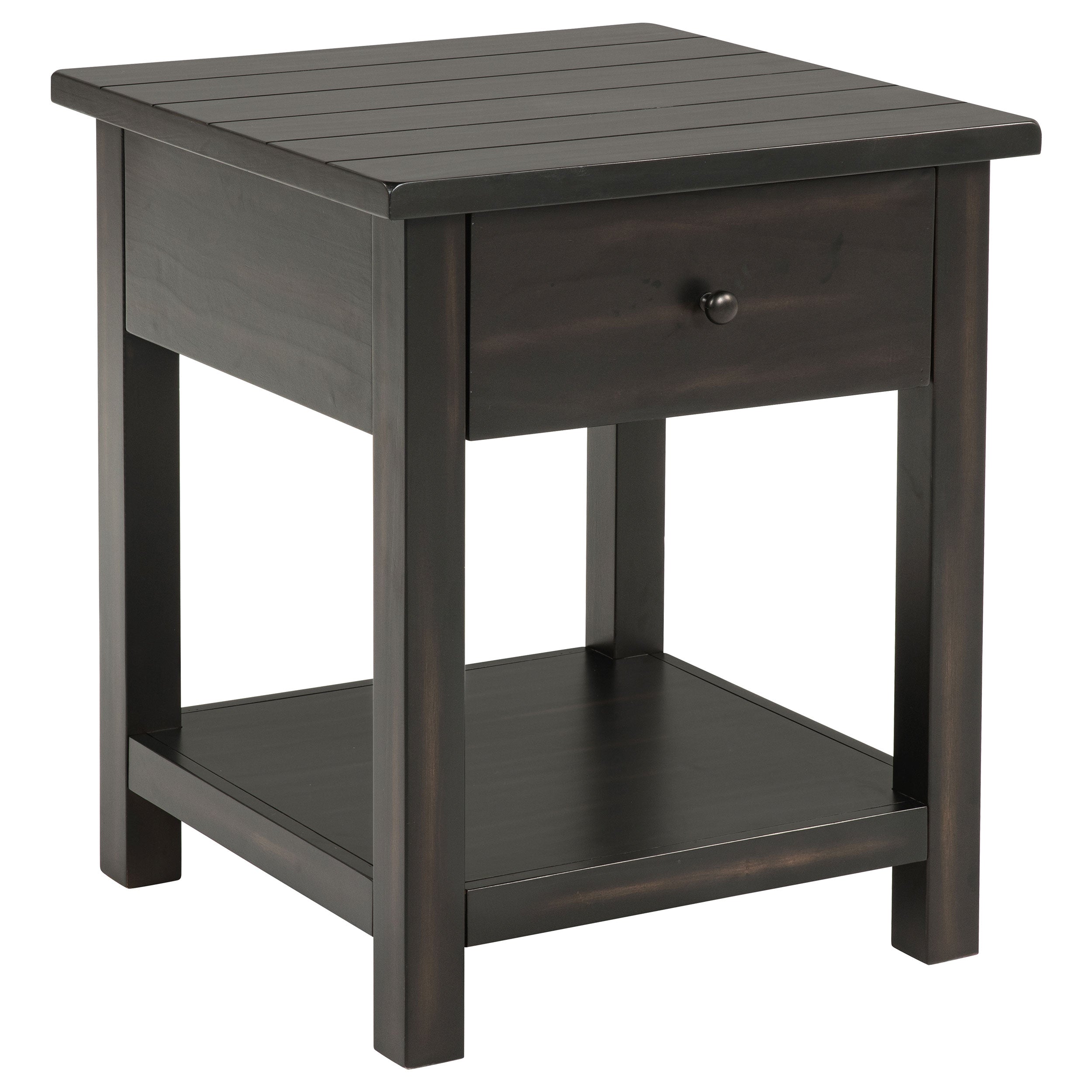 Payne  Coffee and 1-drawer End Table Set Brown