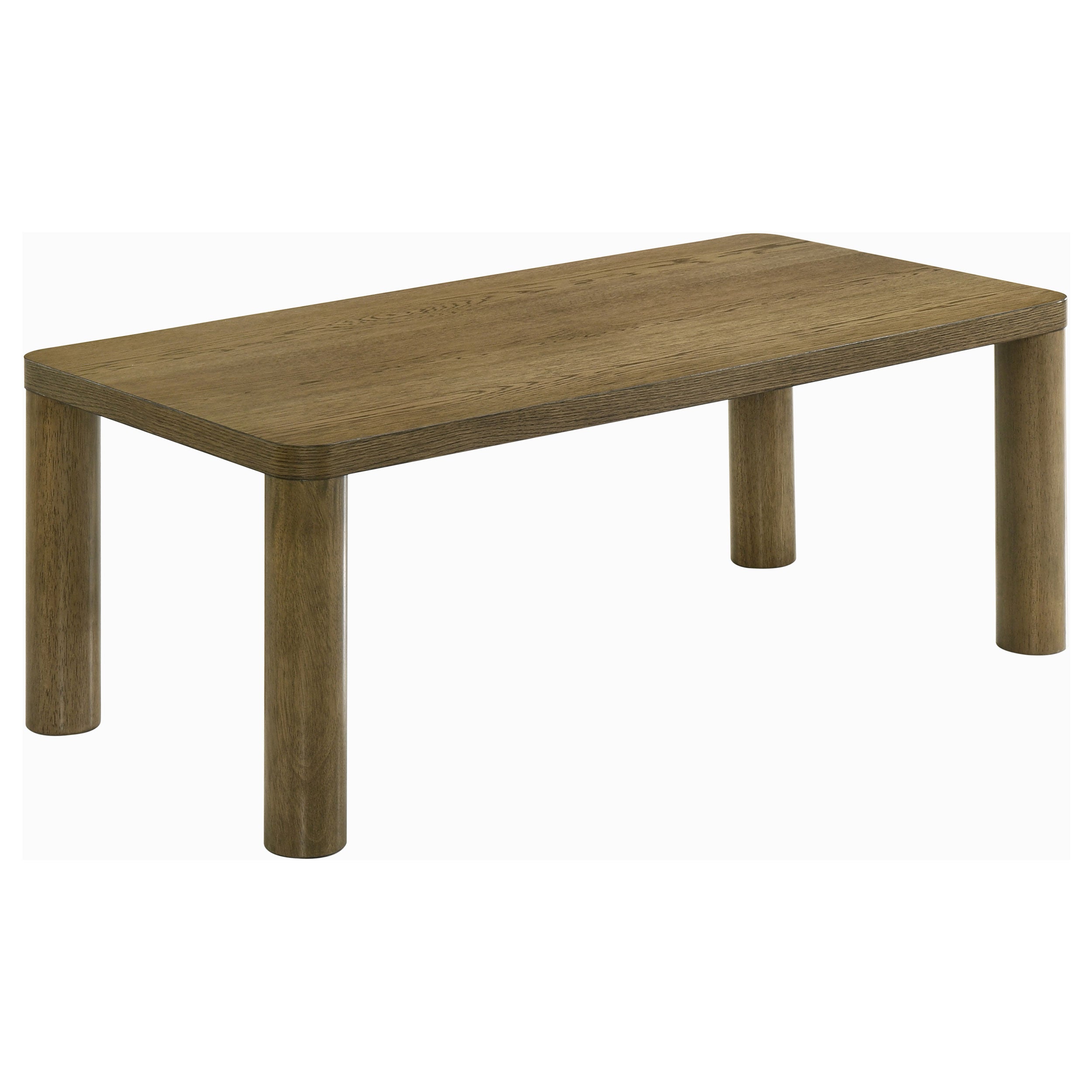 Castlewood Cocktail Coffee Table Set Brown Oak