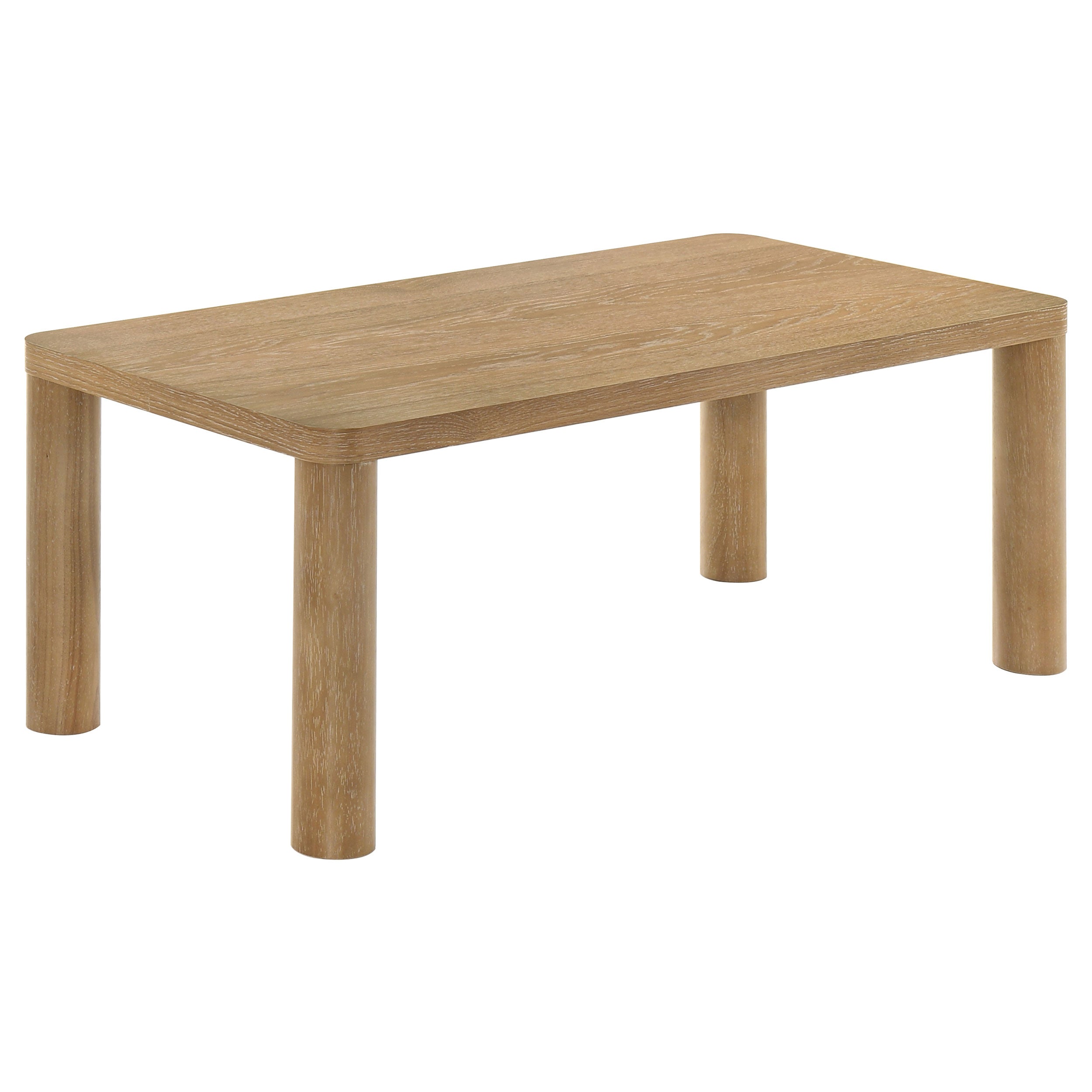 Castlewood Cocktail Coffee Table Set Light Oak