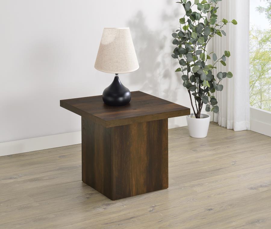 Devar Square Engineered Wood End Table