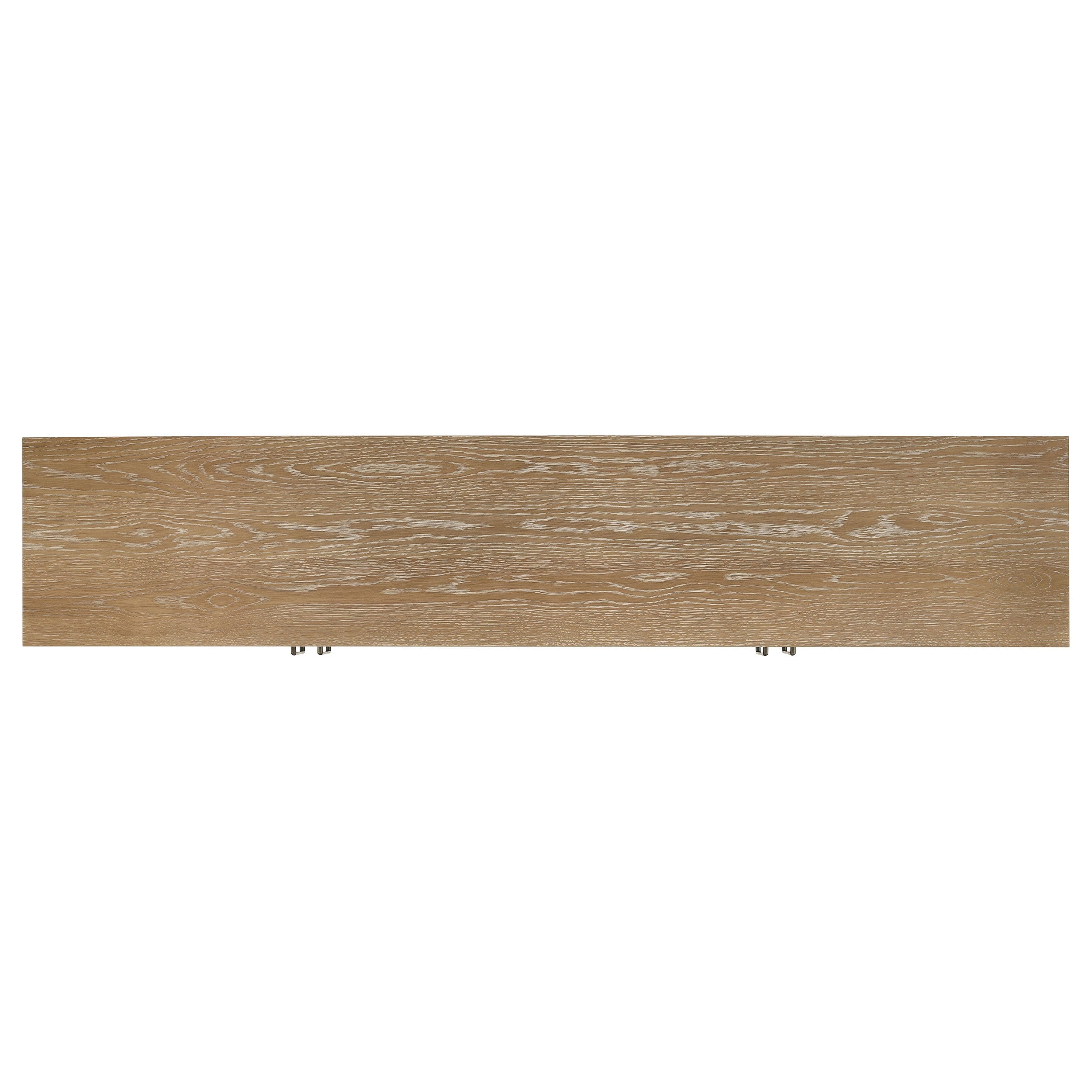 Brenham 79-inch 4-door TV Stand Media Console Washed Oak