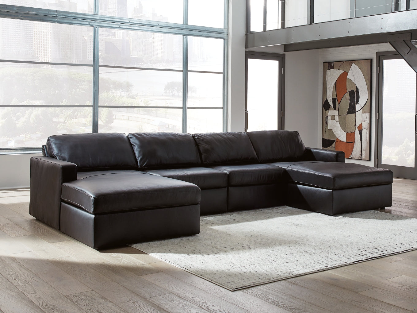 Modmax Sofa, Loveseat and Recliner Sectional Set