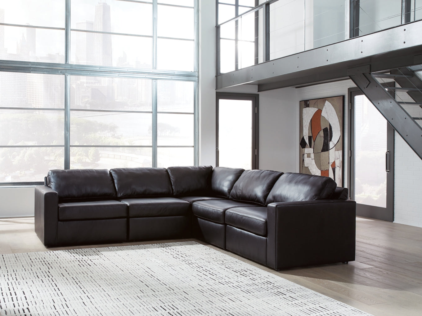Modmax Sofa, Loveseat and Recliner Sectional Set