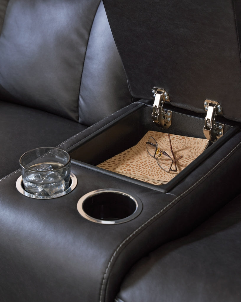 Mackmenville Reclining Sofa and Reclining Loveseat with Console Living Room Set