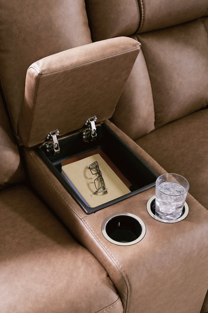Mackmenville DBL Reclining Loveseat w/Console