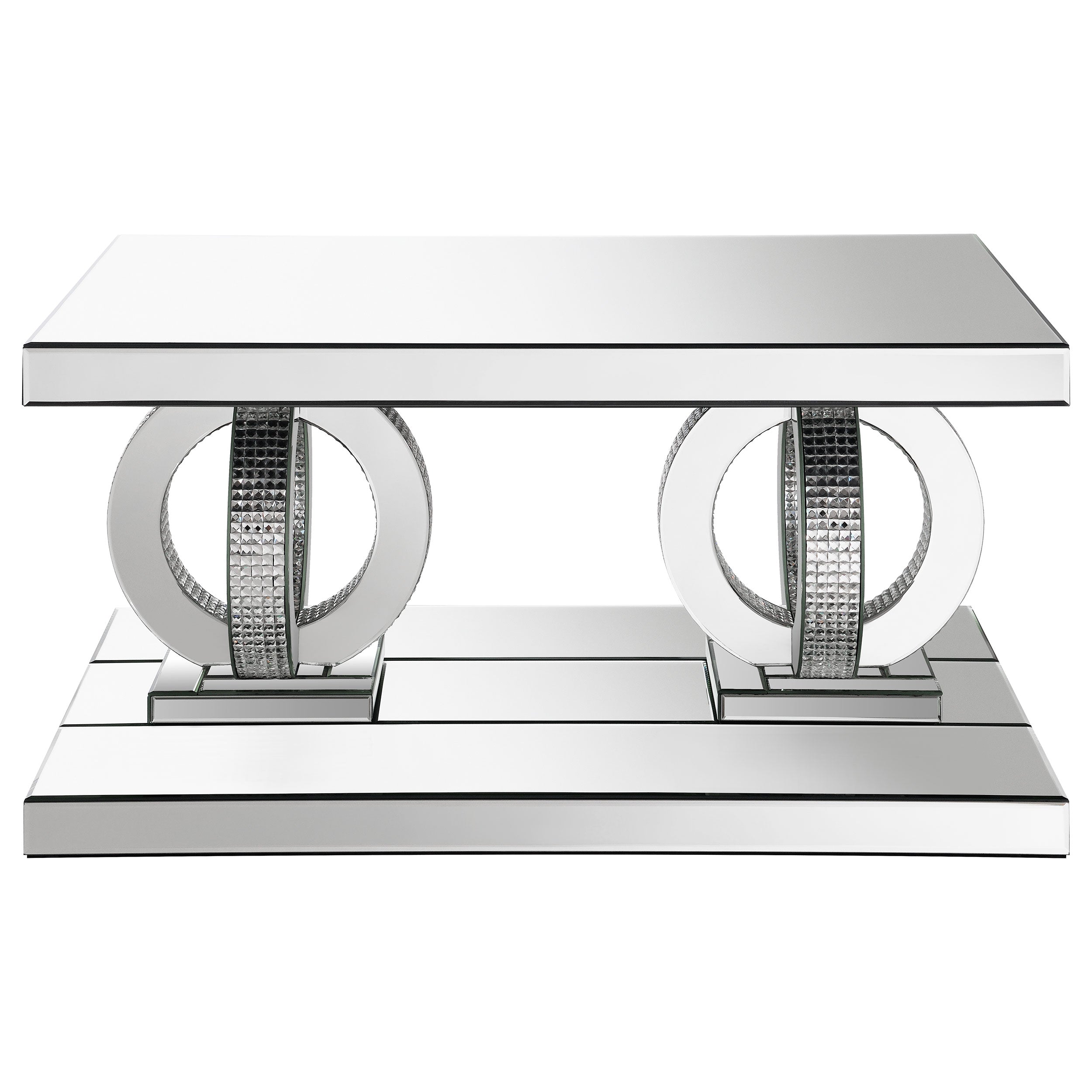 Breena Mirrored Coffee and End Table Set
