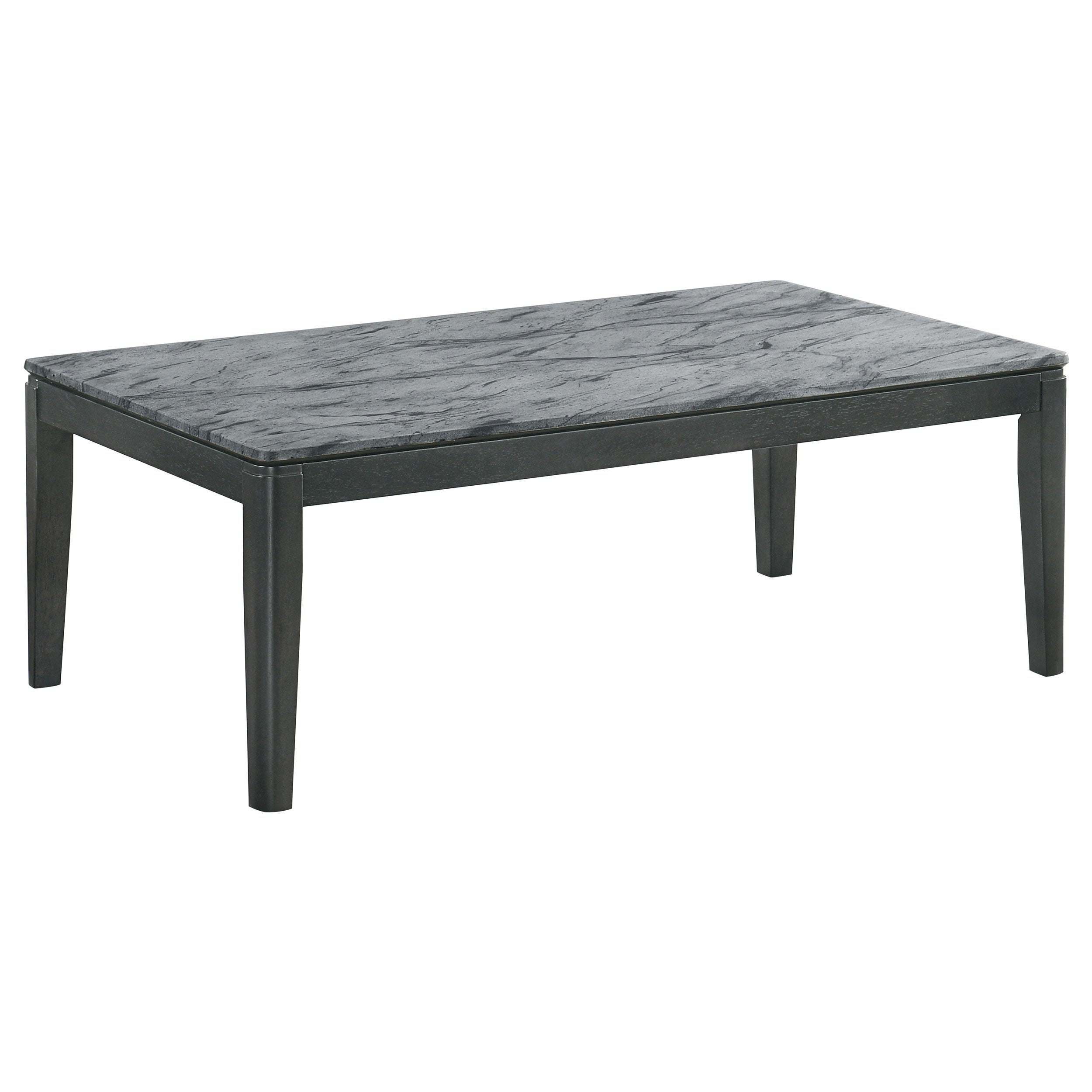 Mozzi  Coffee and End Table Set Grey Faux Marble