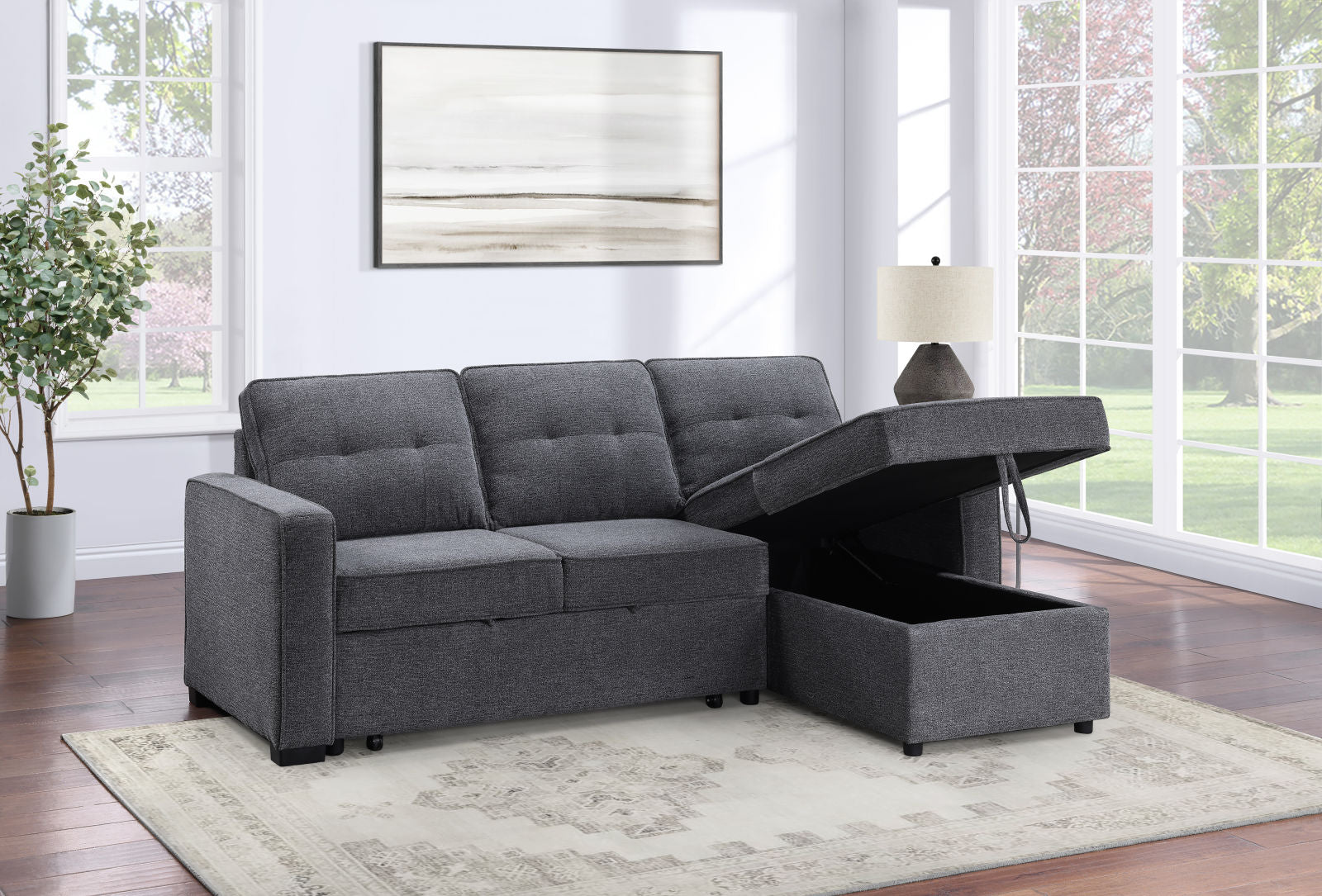 Noah Flippable, Convertible Storage Sleeper Sofa