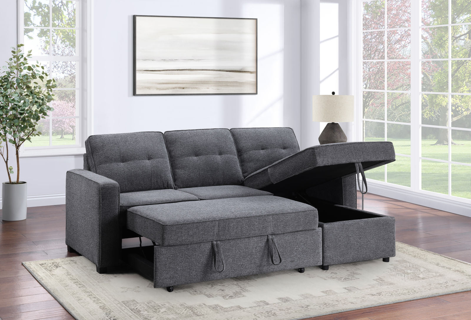 Noah Flippable, Convertible Storage Sleeper Sofa