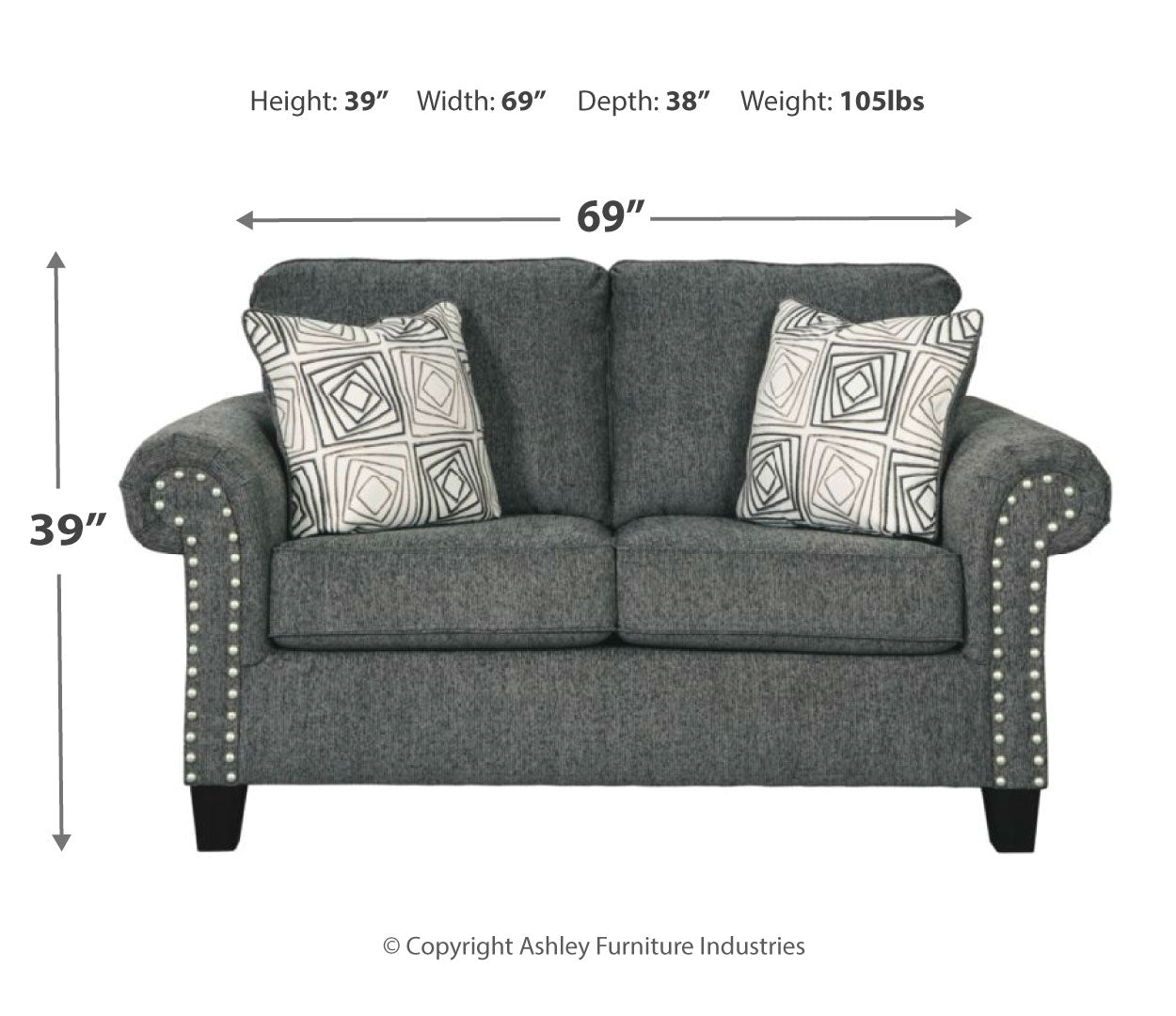 Agleno Loveseat