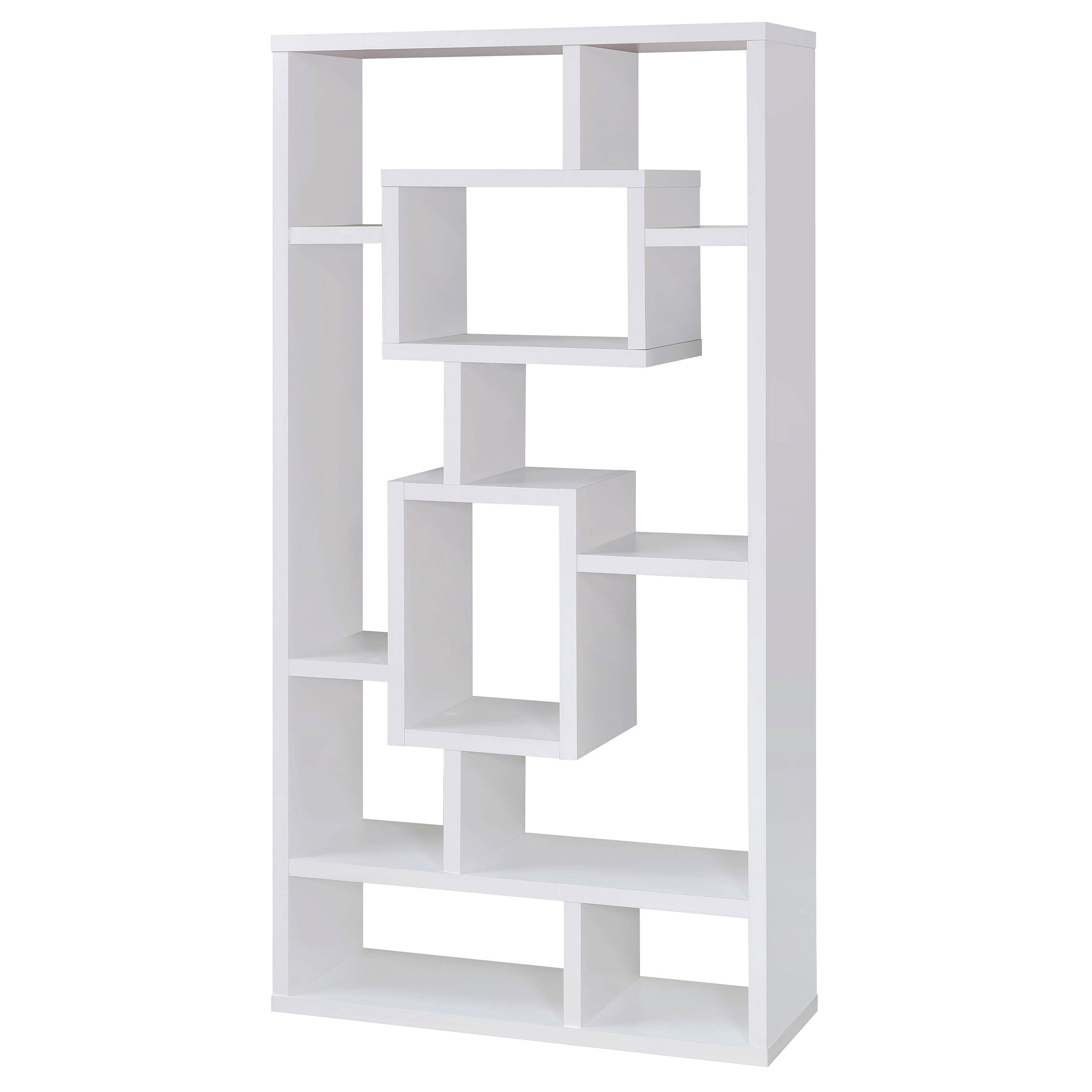 Howie 10-shelf Bookcase White