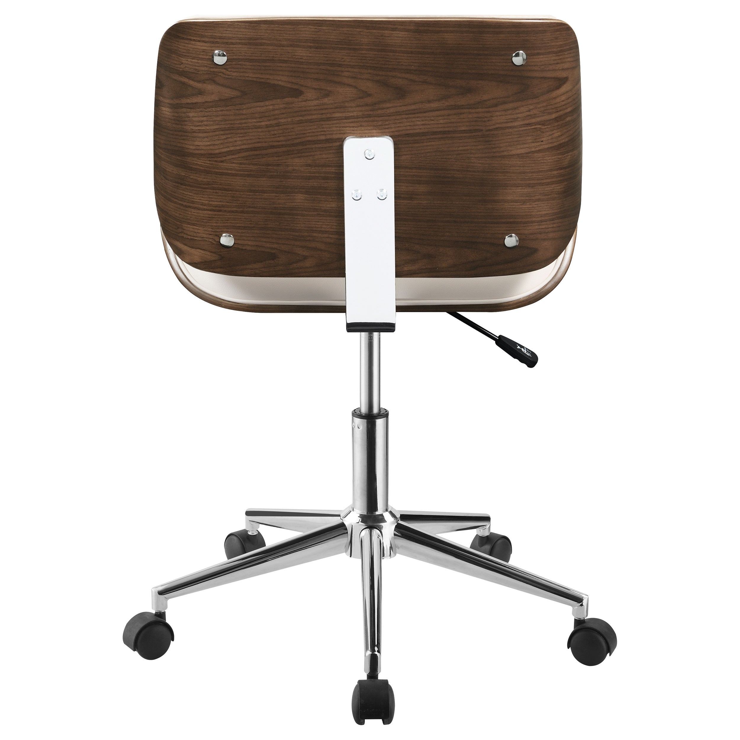 Addington Adjustable Height Office Chair Ecru and Chrome