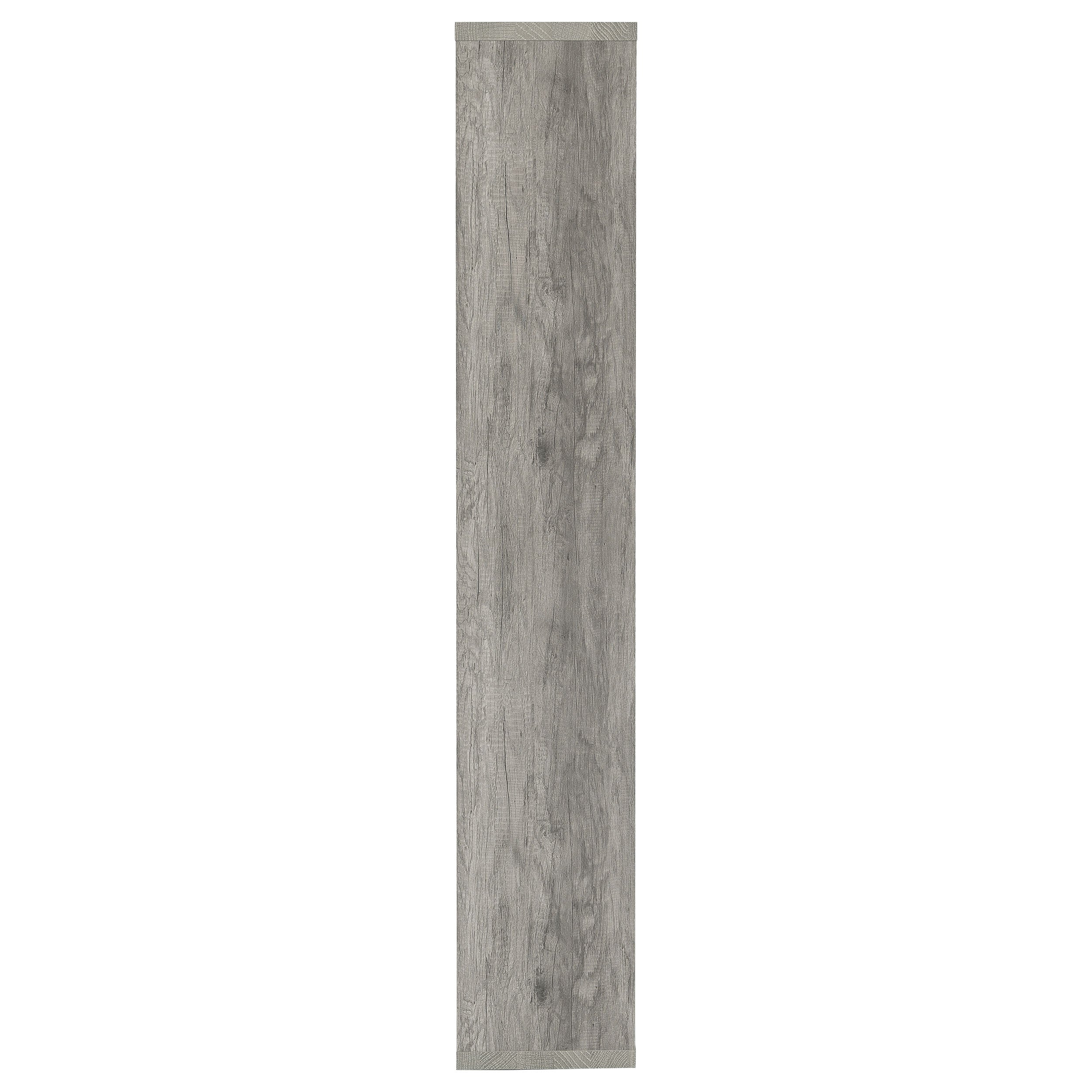 Theo 10-shelf Bookcase Grey Driftwood