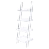 Amaturo 4-shelf Ladder Bookcase Clear image