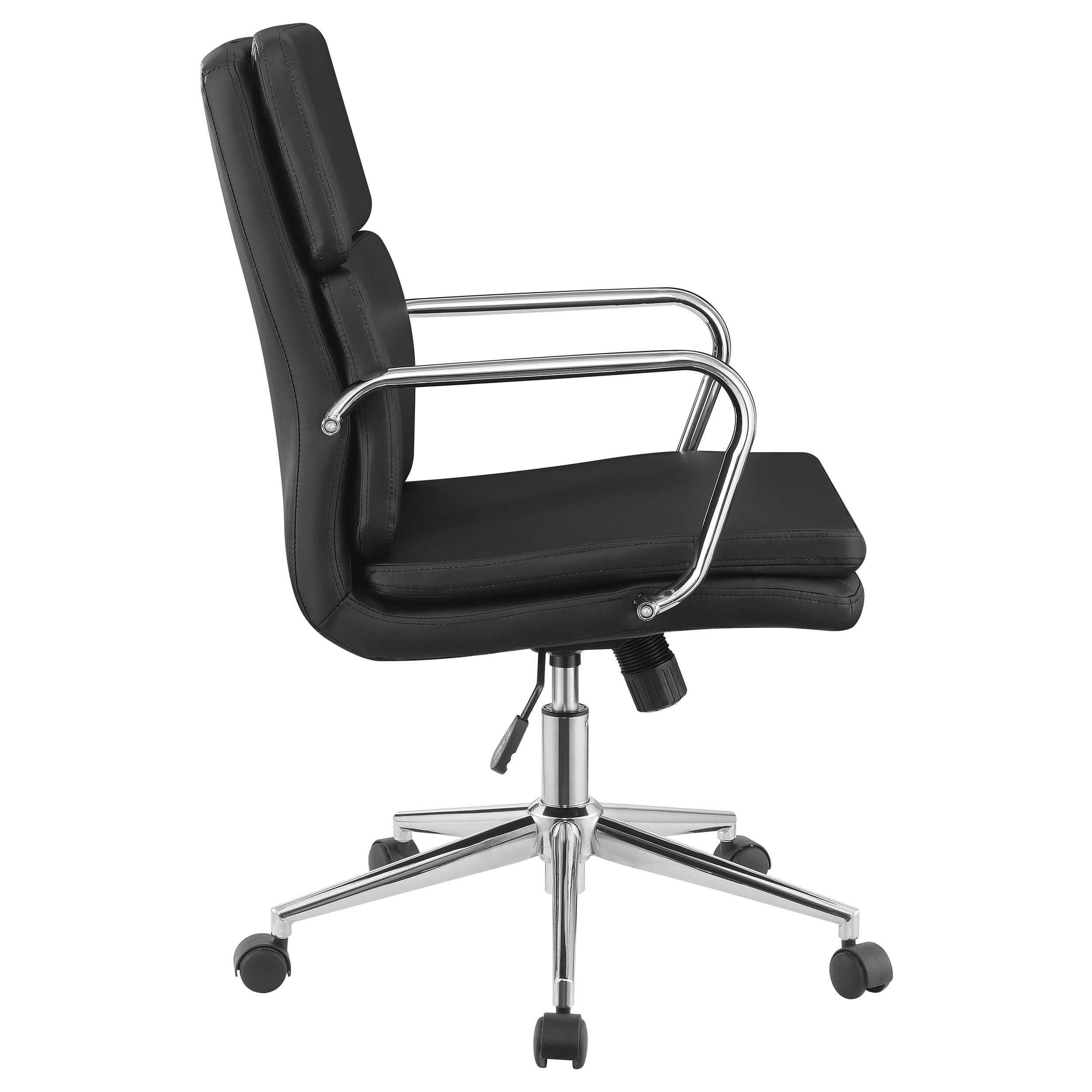 Ximena High Back Upholstered Office Chair Black