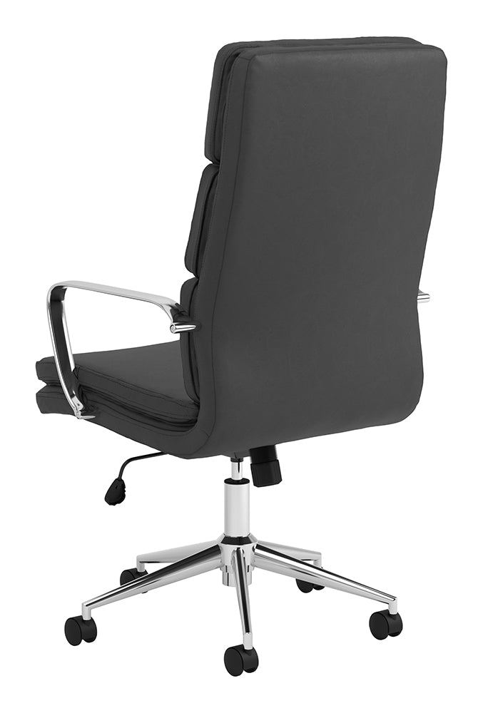 Ximena High Back Upholstered Office Chair Black