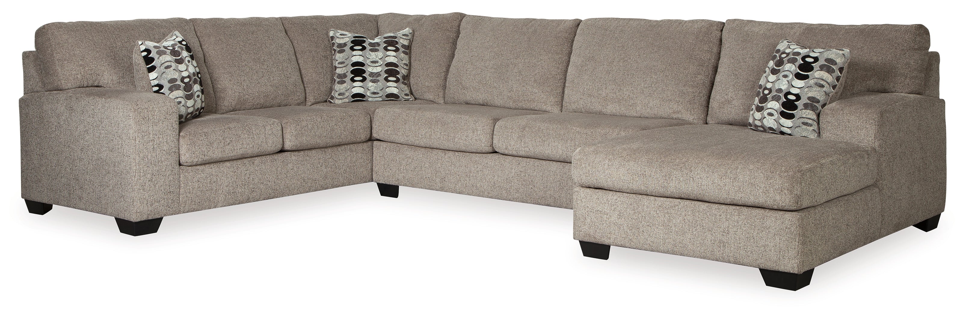 Ballinasloe 3-Piece Sectional with Ottoman