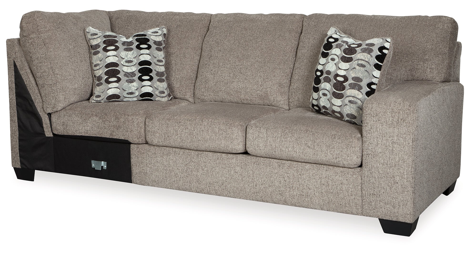 Ballinasloe 3-Piece Sectional with Ottoman