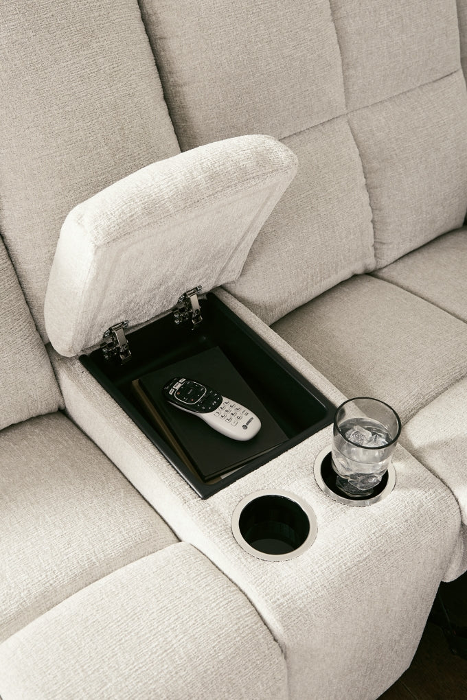 Orlen DBL Reclining Loveseat w/Console