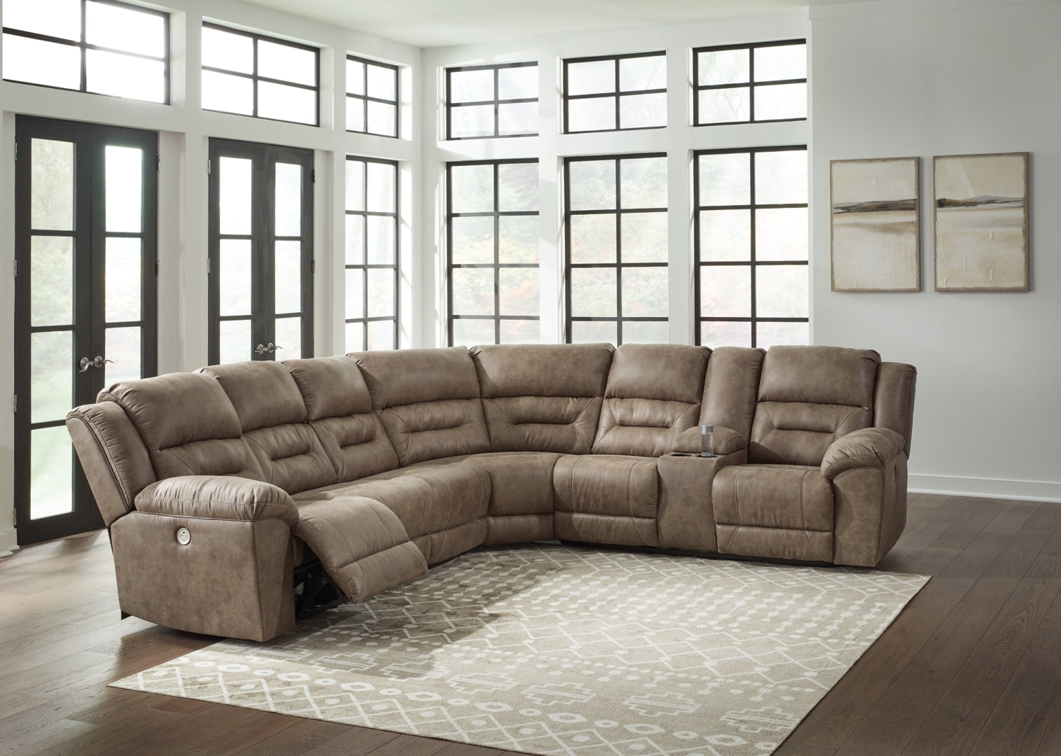 Ravenel 3-Piece Power Reclining Sectional