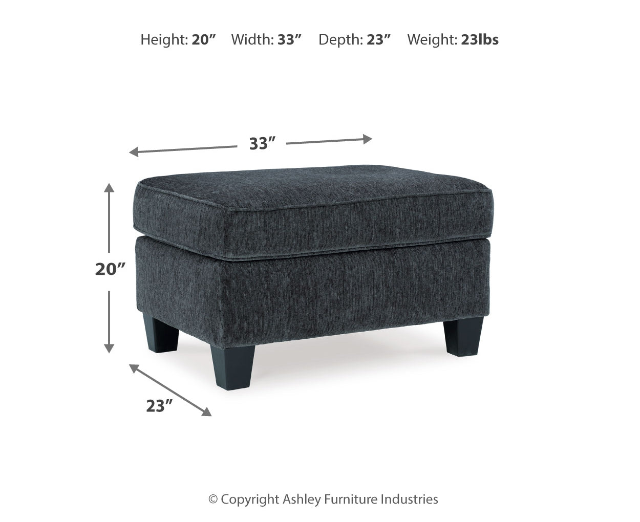 Abinger Oversized Accent Ottoman