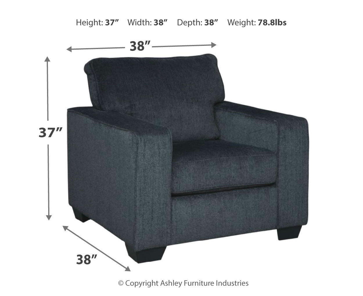 Altari Chair and Ottoman
