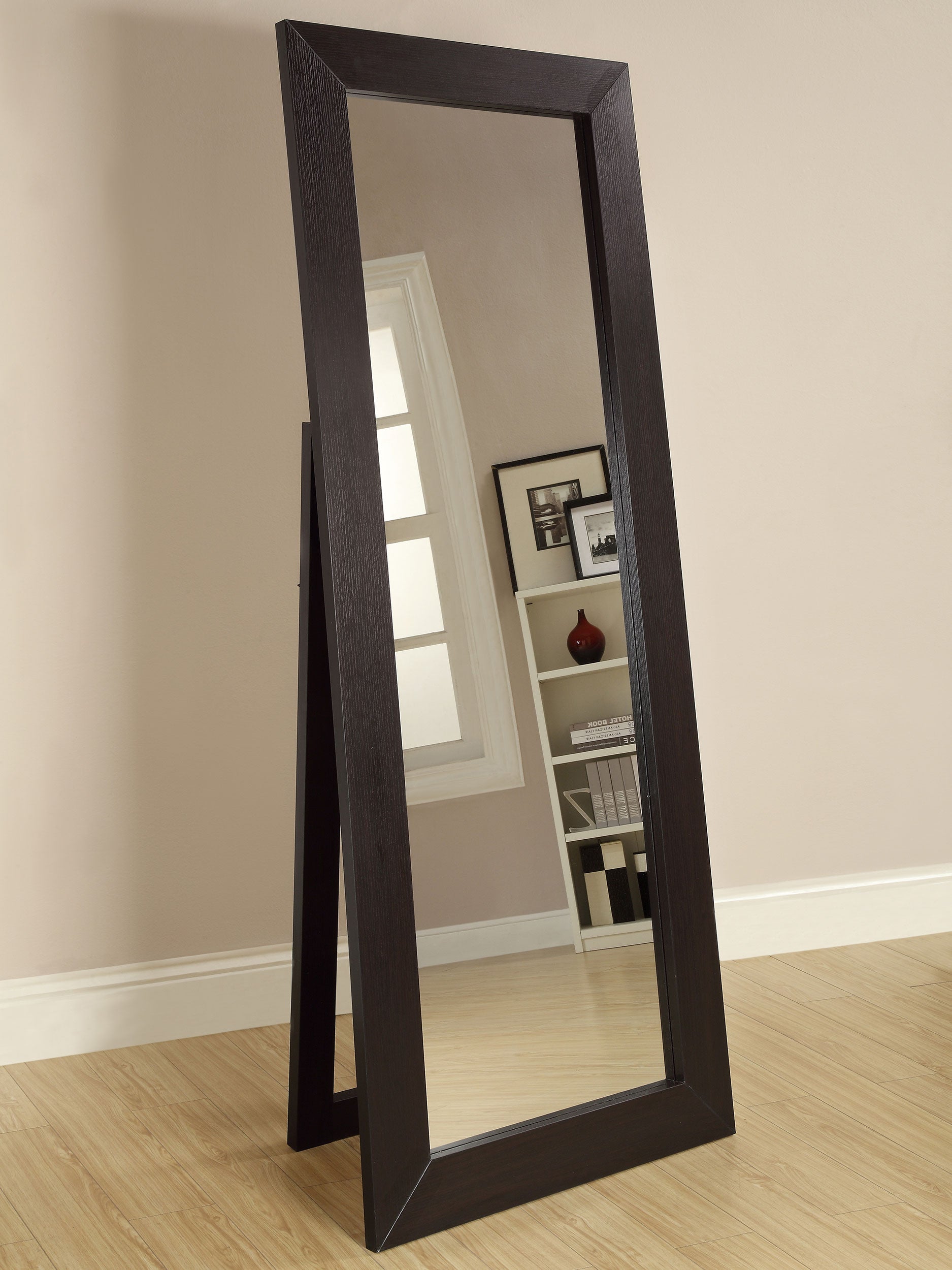 Toga Rectangular Floor Mirror Cappuccino