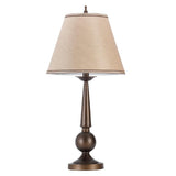 Ochanko Cone shade Table Lamps Bronze and Beige (Set of 2) image