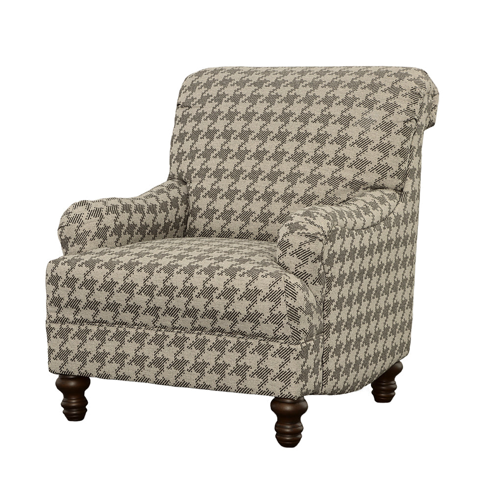 Glenn Upholstered Accent Chair Grey