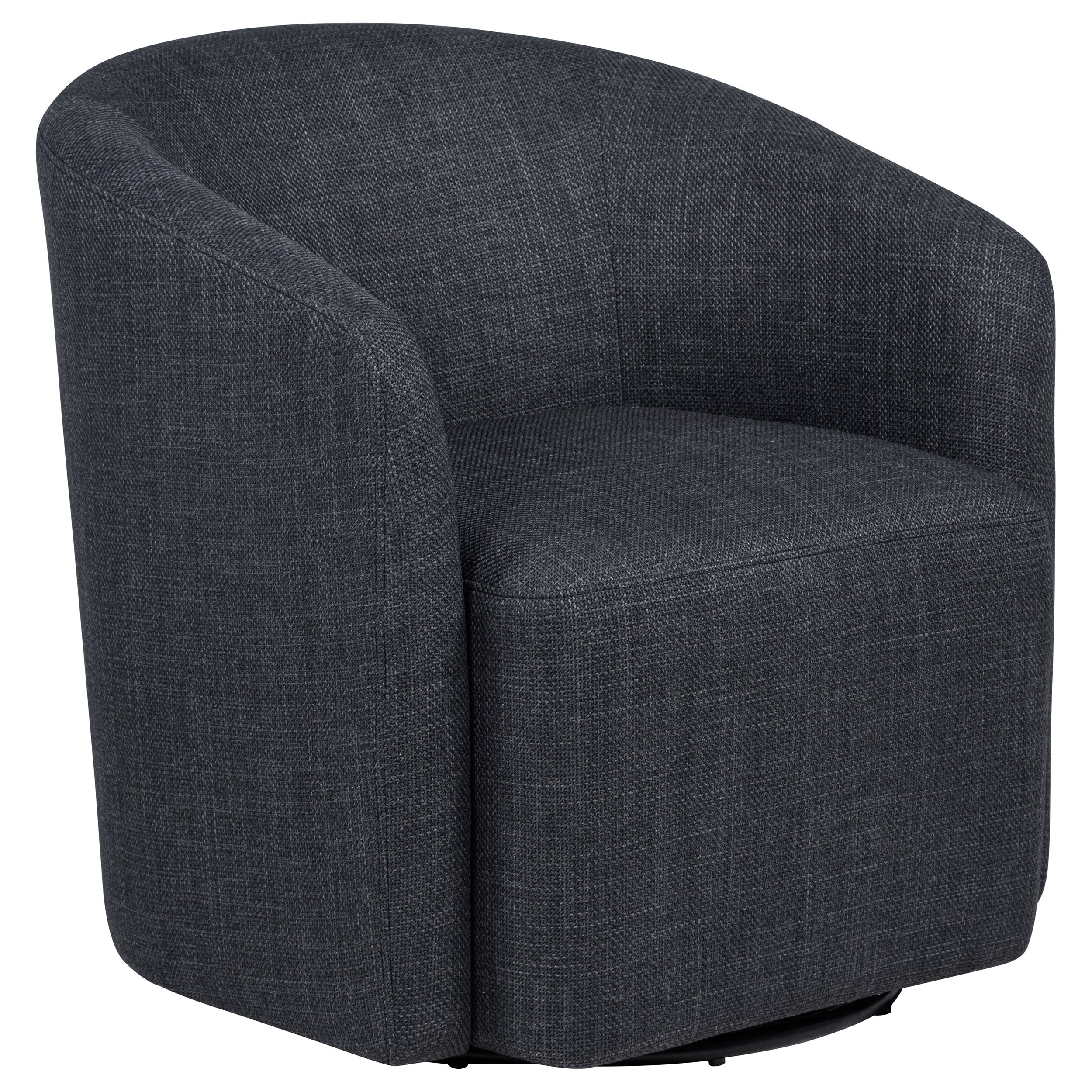 Mossbrook Fabric Upholstered Swivel Accent Chair