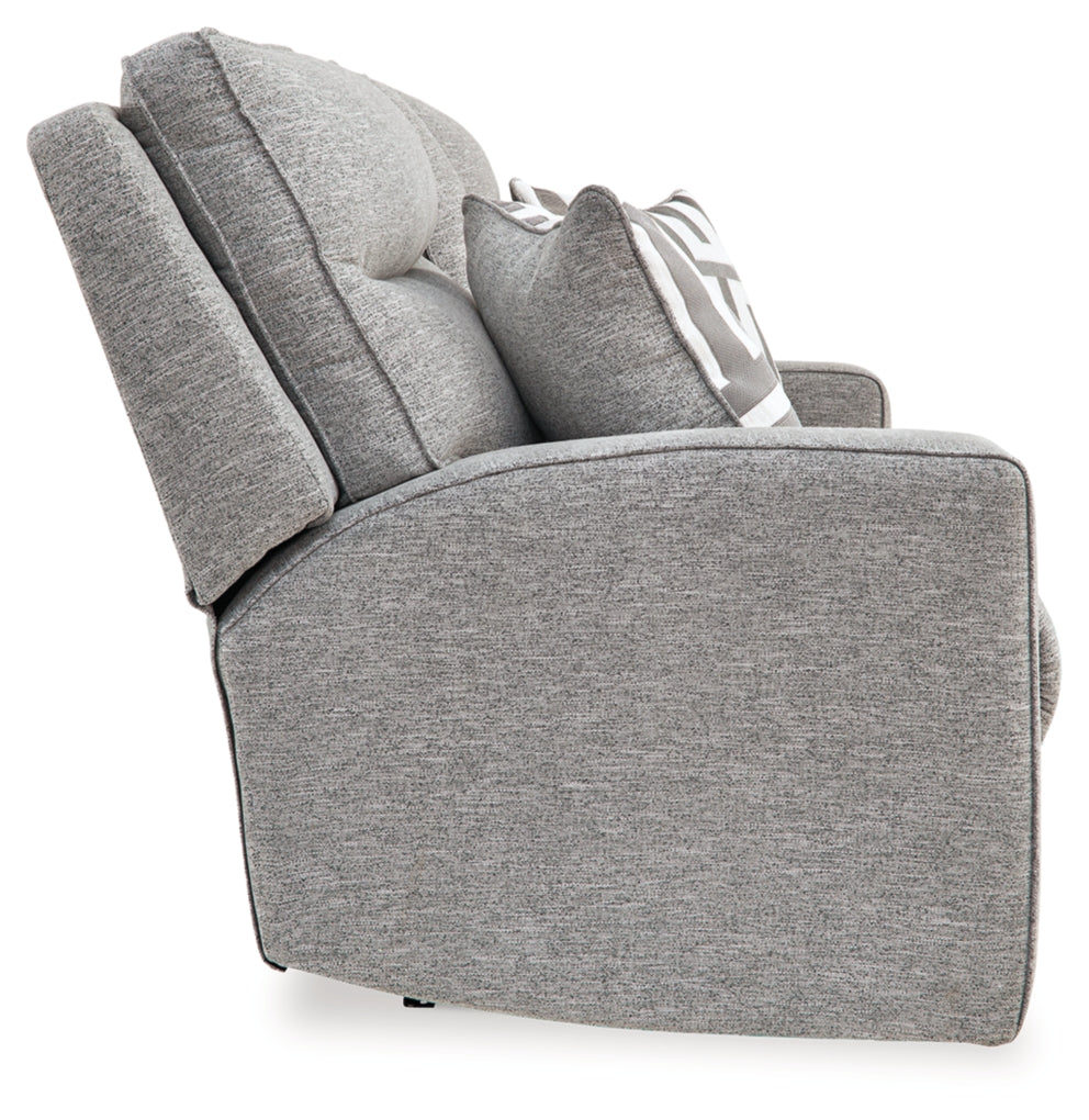 Biscoe Power Reclining Loveseat/Console/Adjustable Headrest