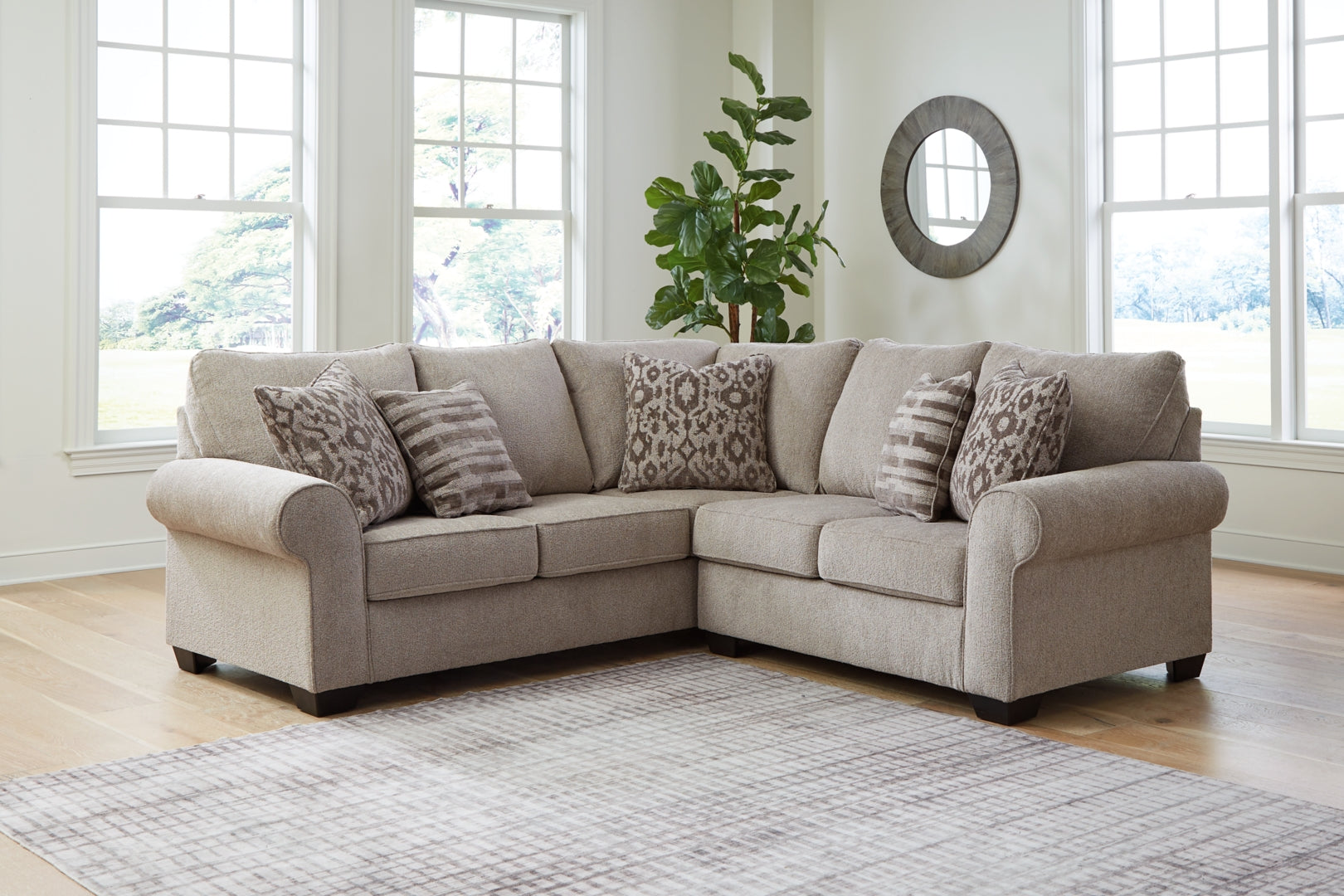 Claireah 2-Piece Sectional with Ottoman