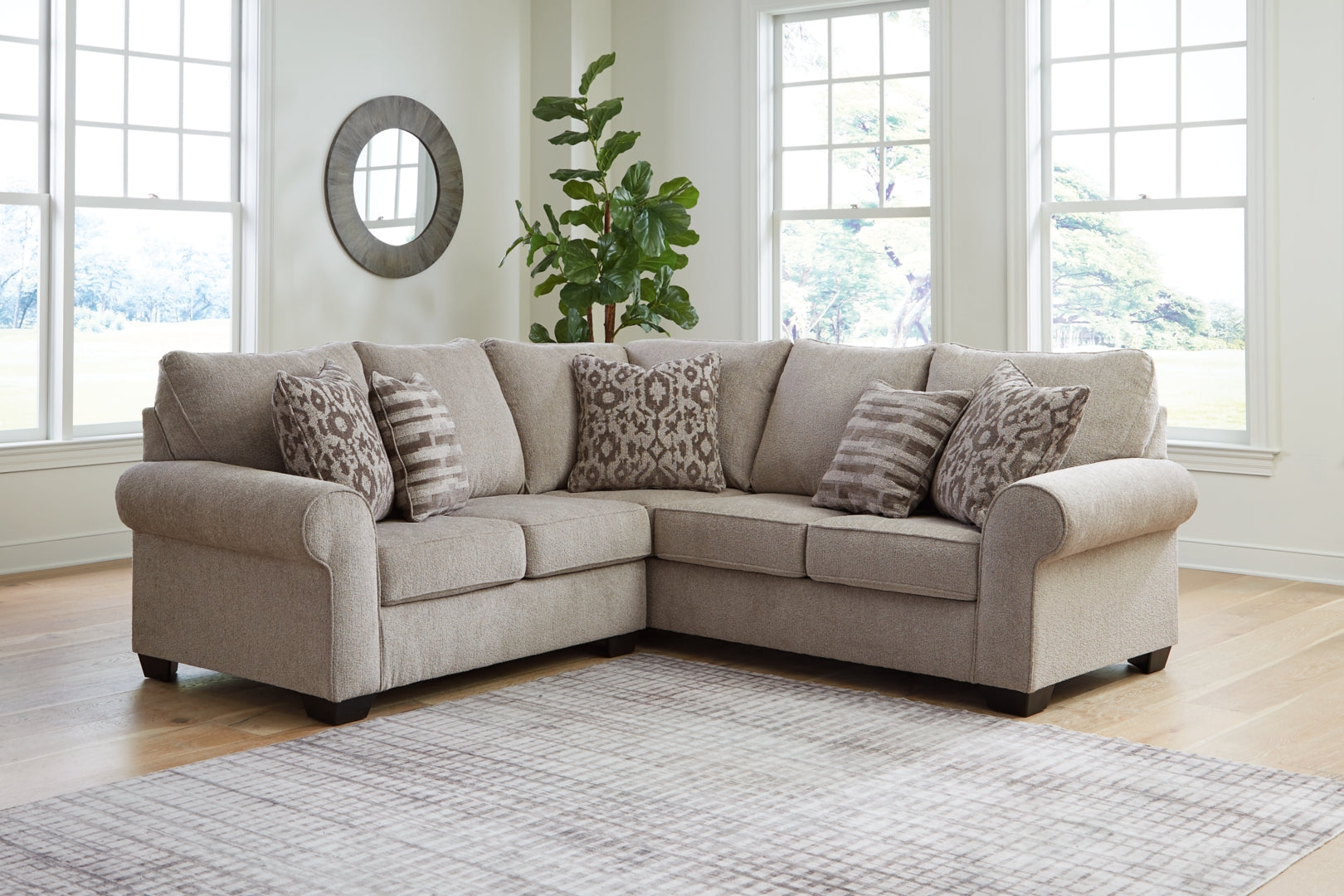 Claireah 2-Piece Sectional with Ottoman