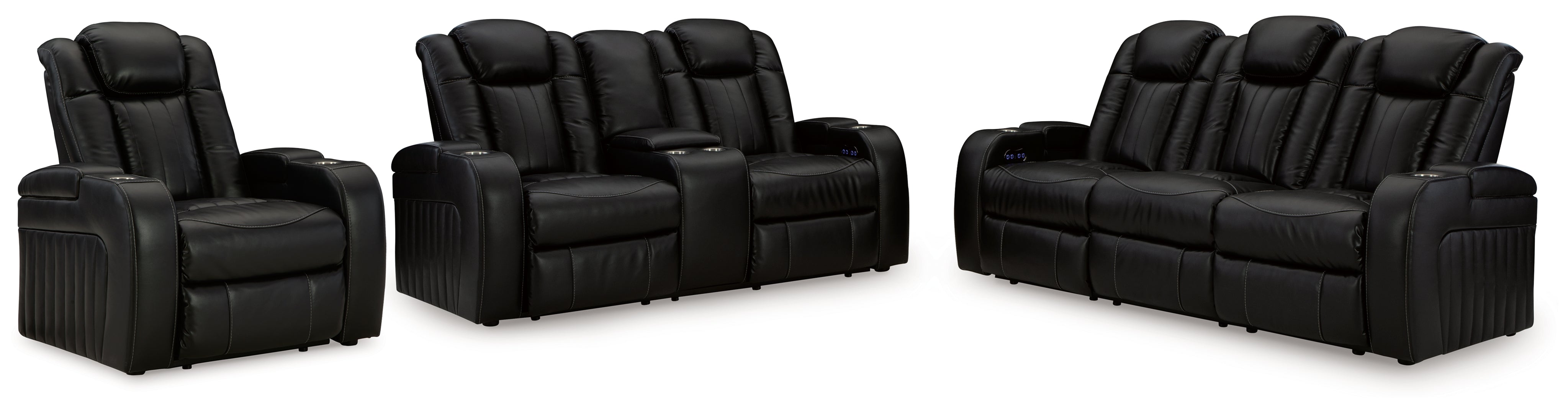 Caveman Den Sofa, Loveseat and Recliner