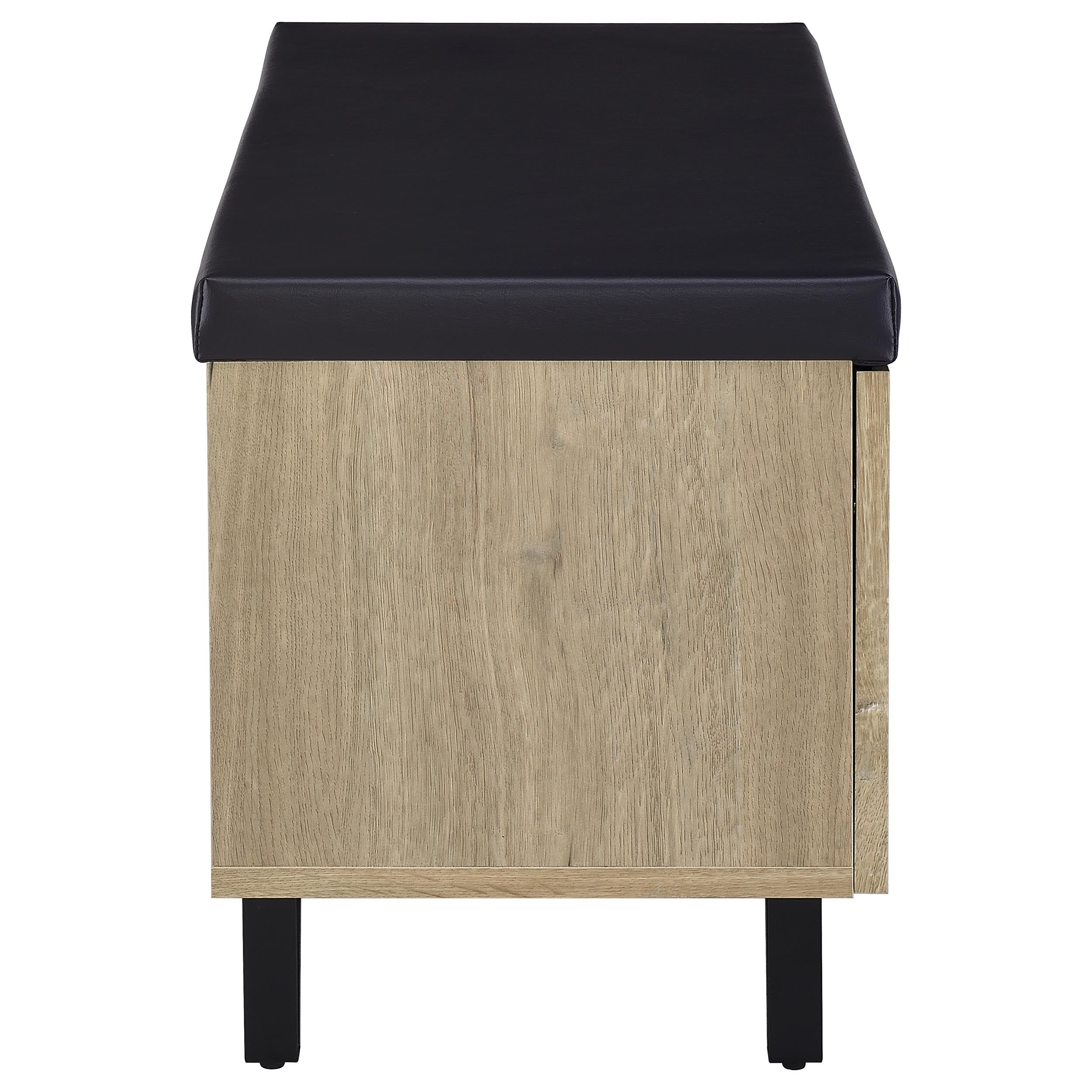 Brixton 2-door Padded Entryway Shoe Storage Bench