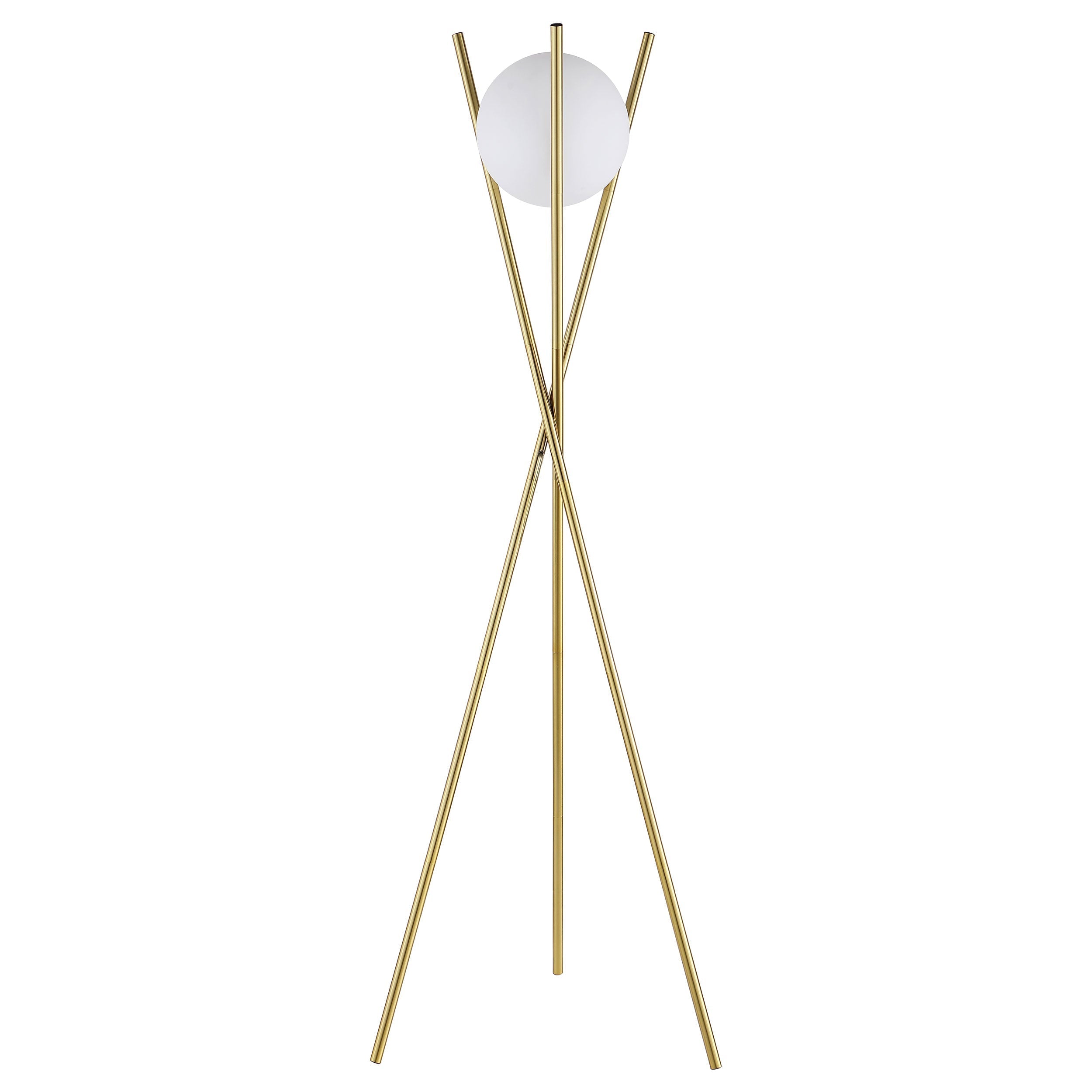 Yamileth Tripod Floor Lamp Gold