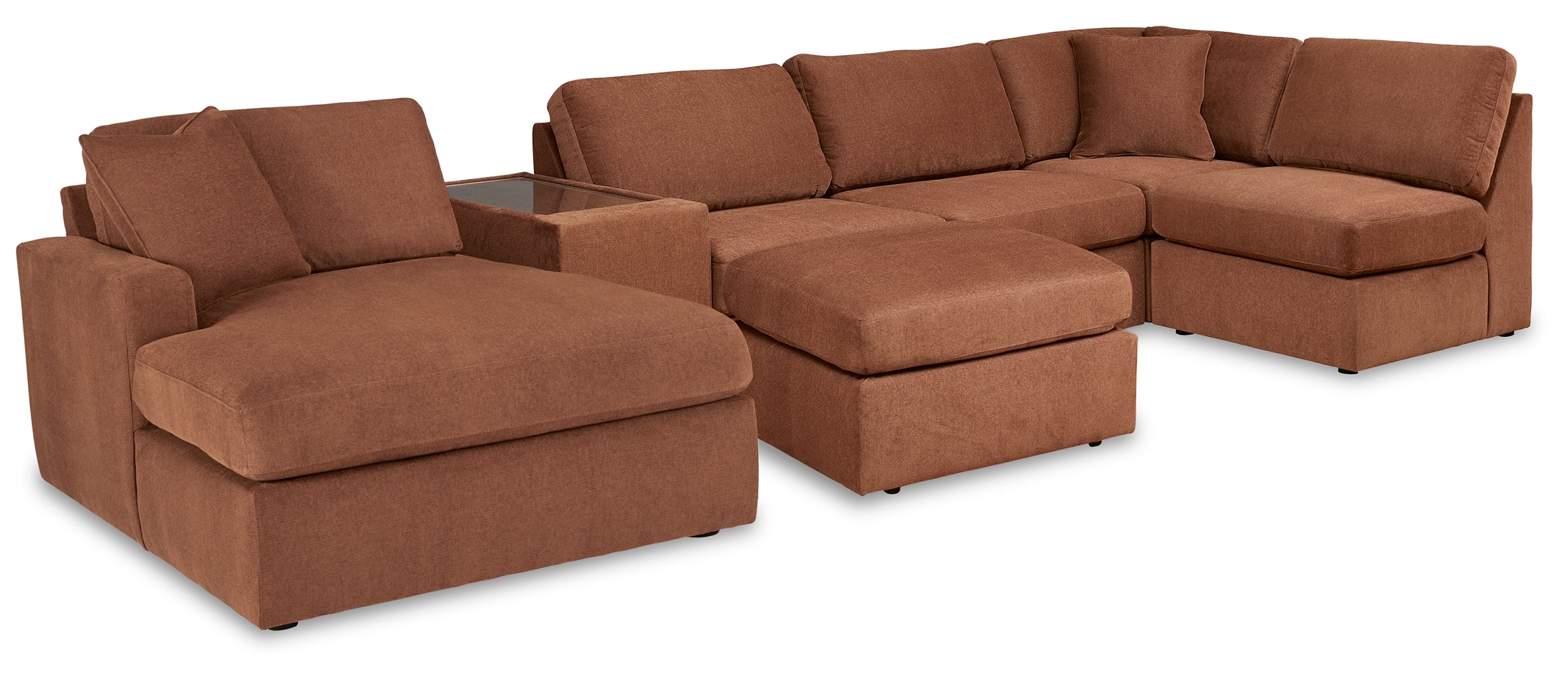 Modmax 6-Piece Sectional with Ottoman