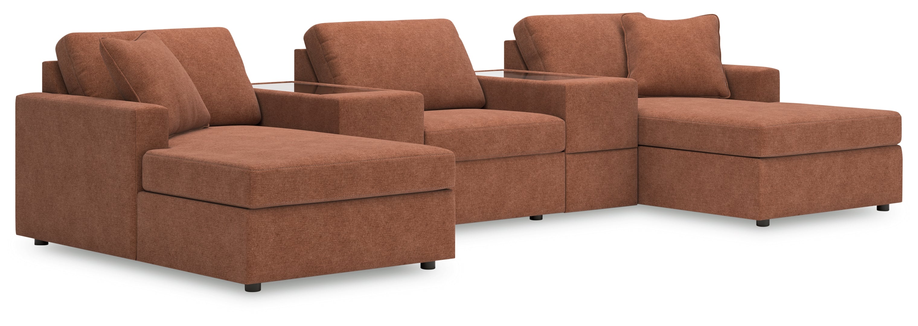 Modmax 5-Piece Pit Sectional with Storage Consoles