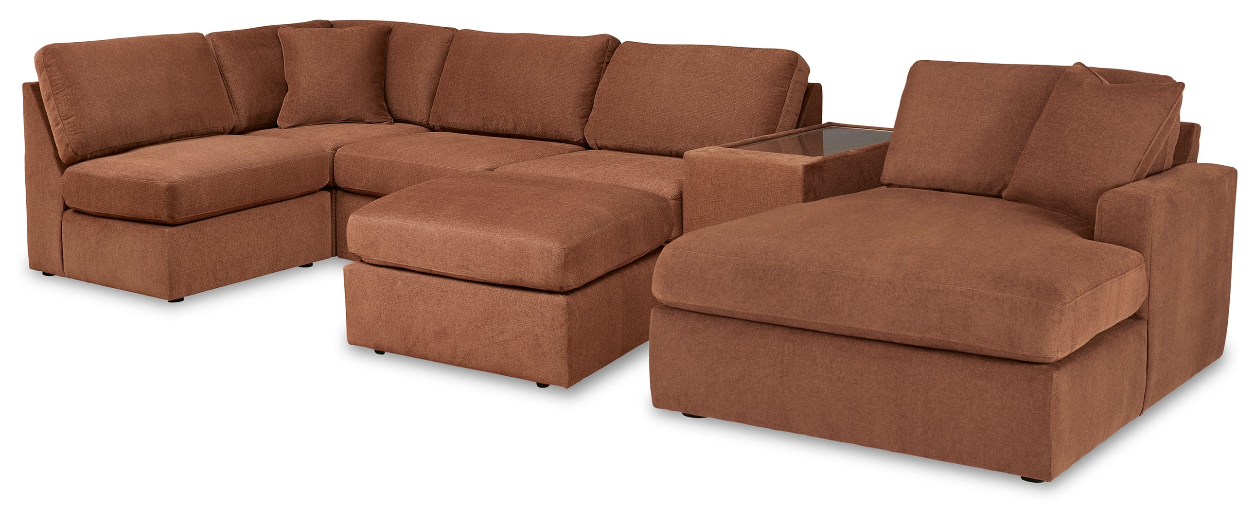 Modmax 6-Piece Sectional with Ottoman